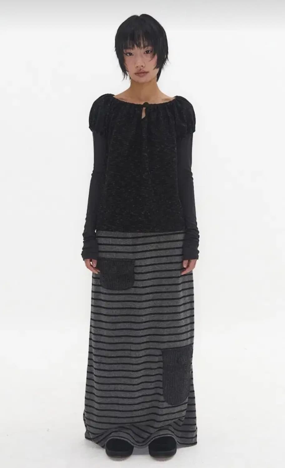 익스파이드걸 맥시스커트 상품이미지1