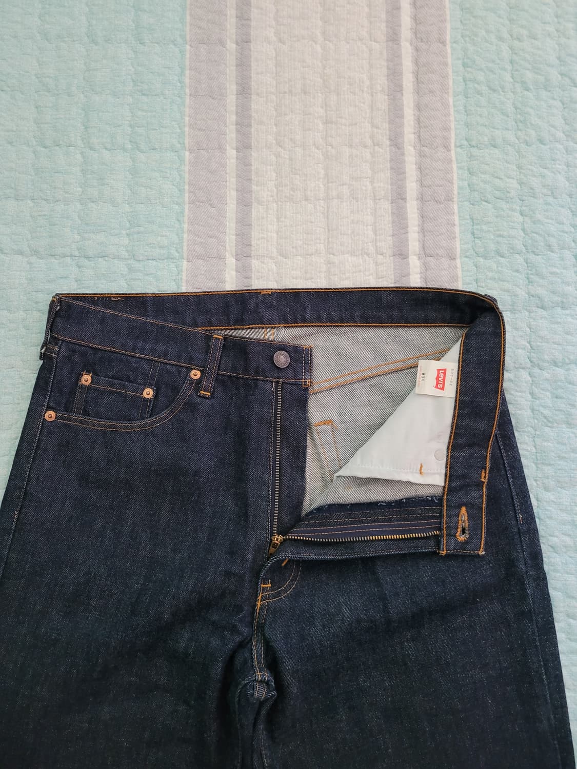 리바이스 재팬 507 레귤러스트레이트 진청진 탭34 (실32사이즈) 상품이미지2