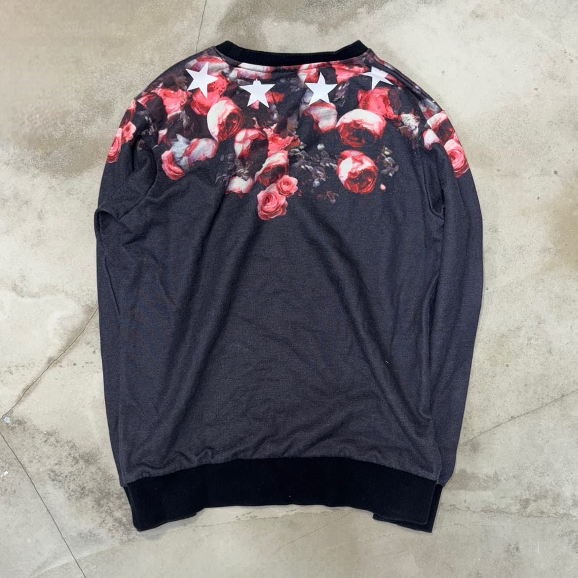 [M] SS14 Givenchy Rose & Star Sweatshirt 상품이미지3