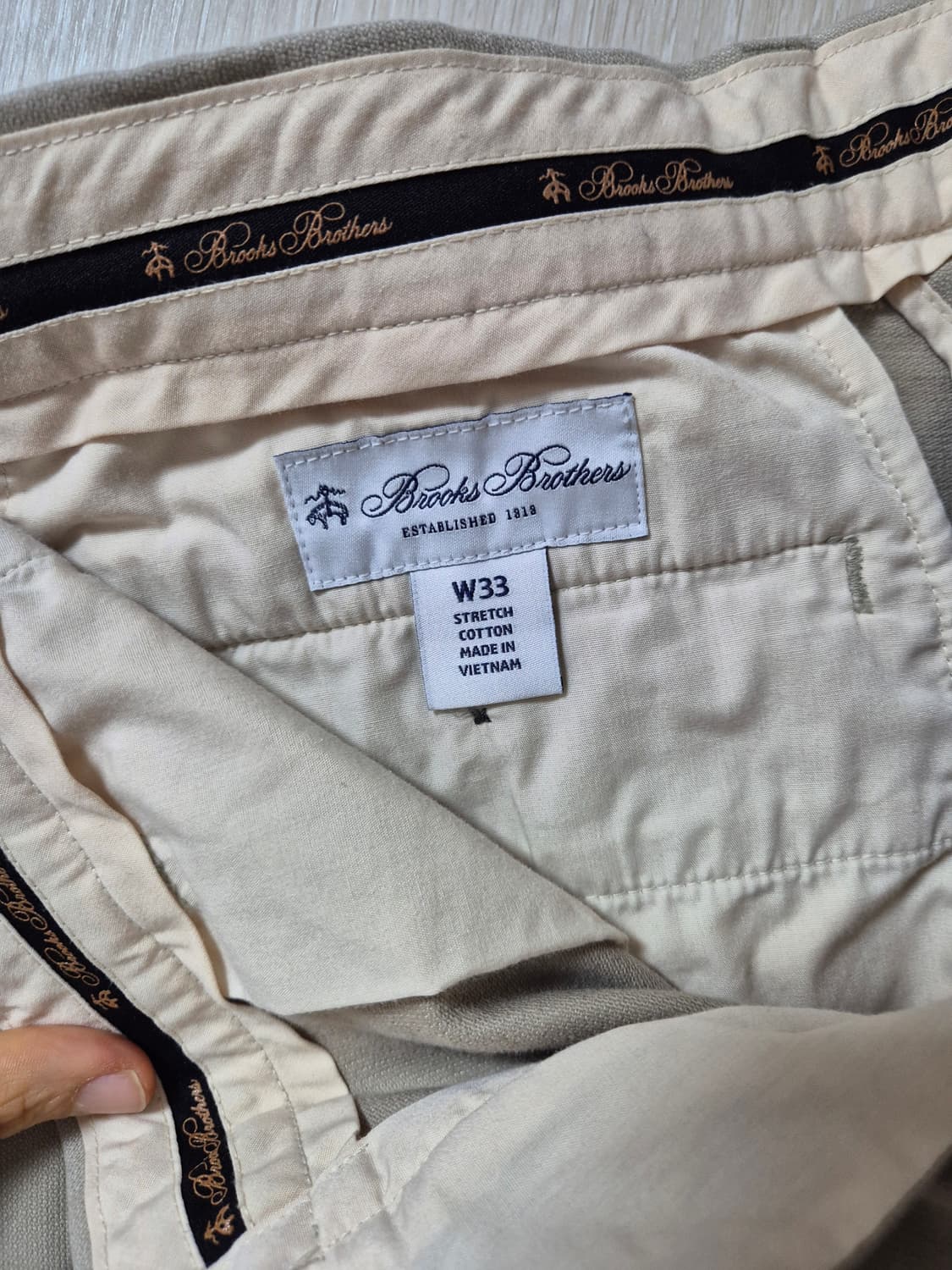 (23년) 브룩스브라더스 치노팬츠 바지 33 상품이미지4