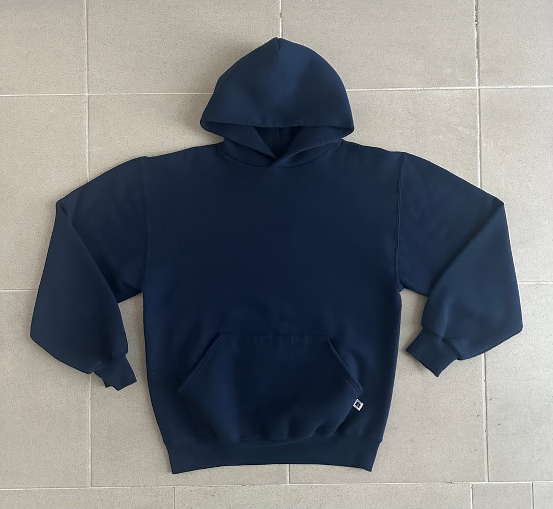90s 빈티지 러셀 후드 네이비 M USA 상품이미지1