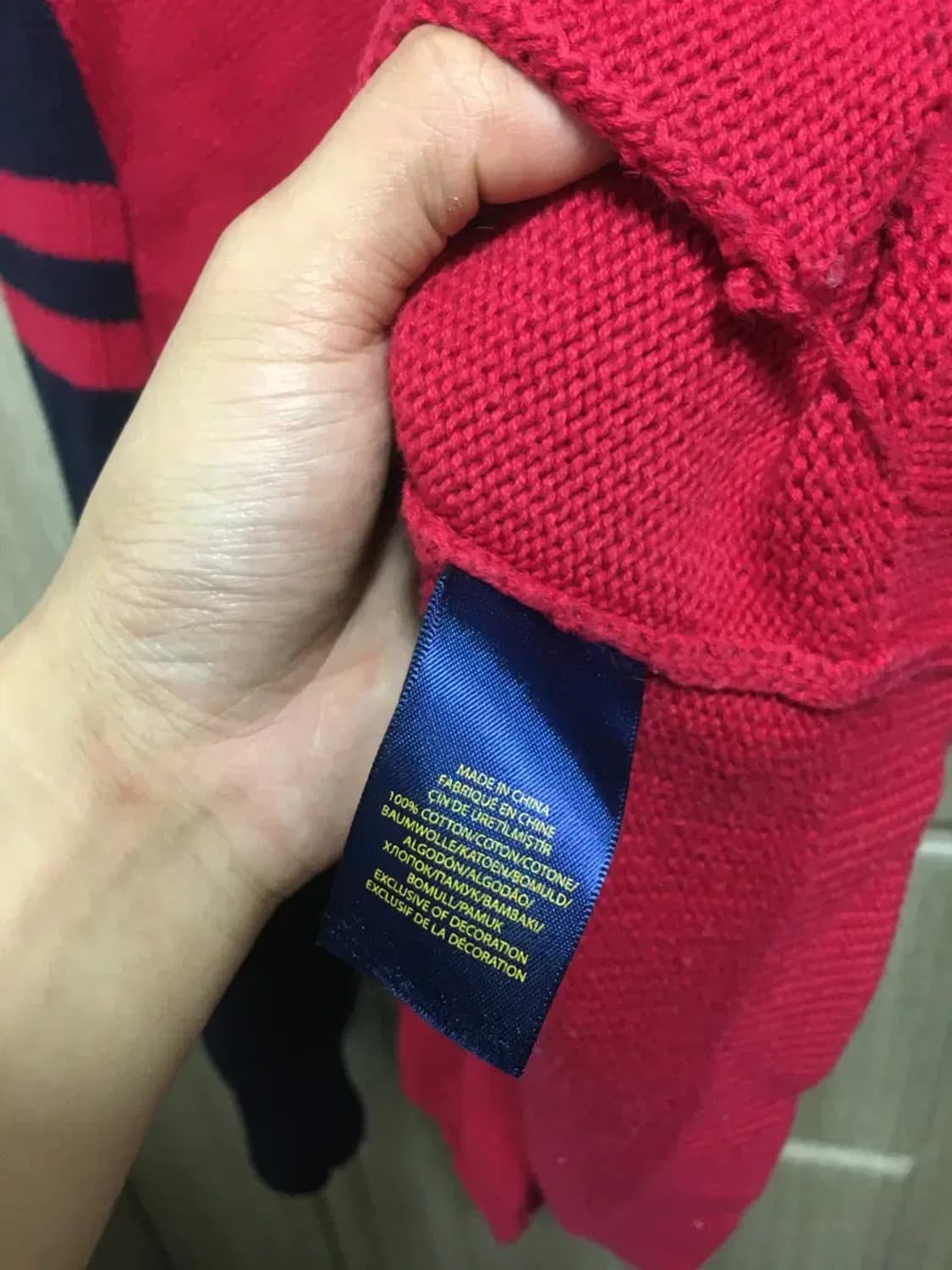 폴로 숄카라 가디건 m 상품이미지4