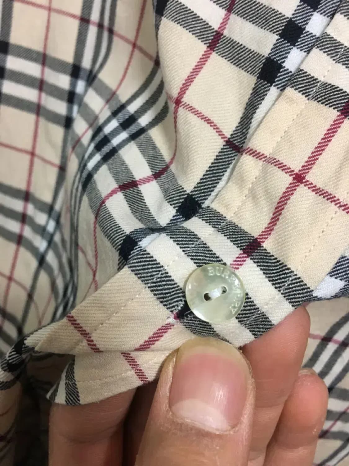 버버리 반팔 셔츠 여성 L 상품이미지3