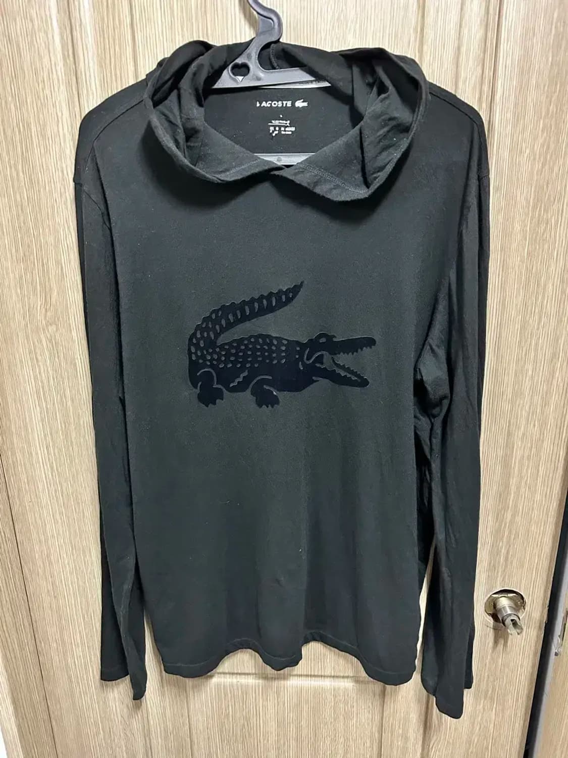 라코스테 후드티 블랙 L 105 상품이미지1