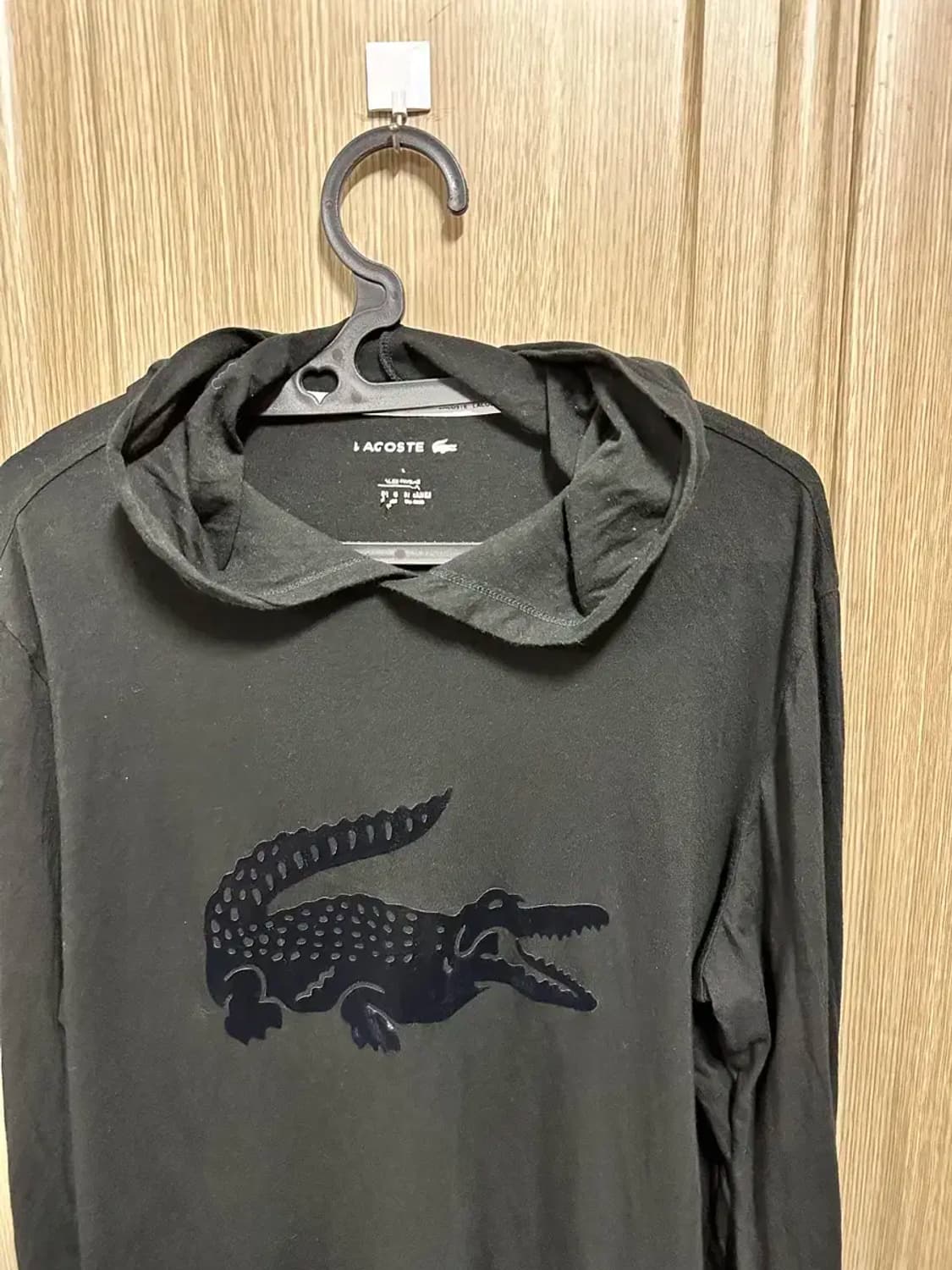 라코스테 후드티 블랙 L 105 상품이미지3