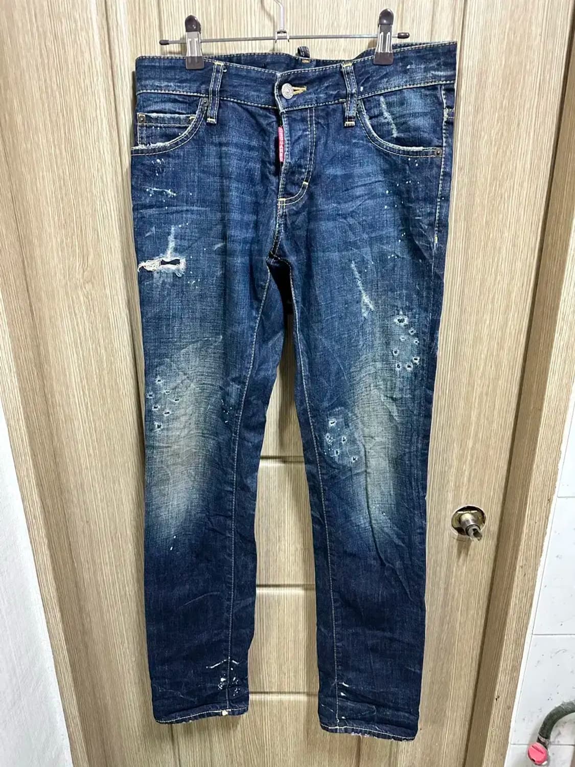 디스퀘어드2 총알 페인트진 청바지 데님 팬츠 44 상품이미지1