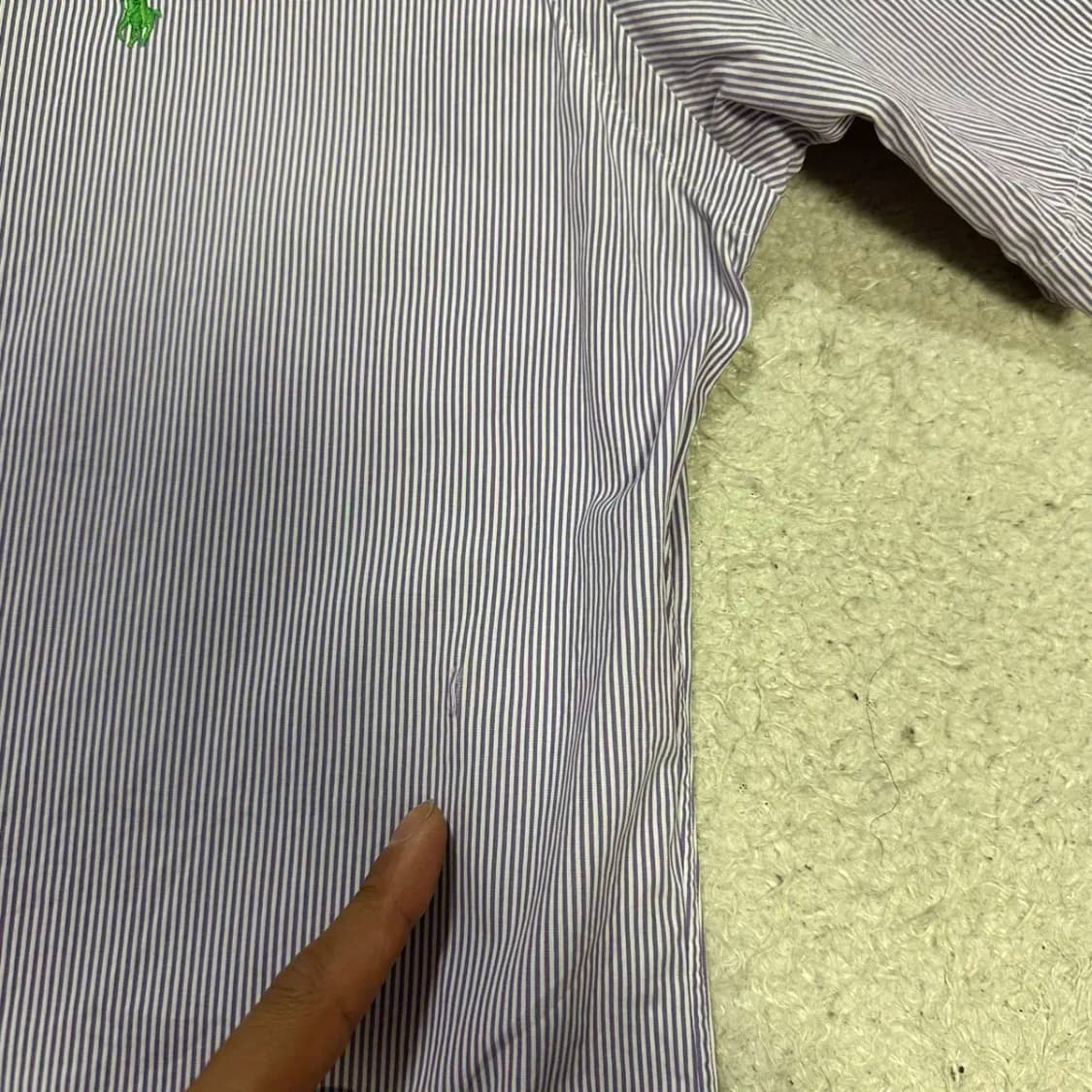 폴로 반팔 셔츠 스트라이프 L 상품이미지2
