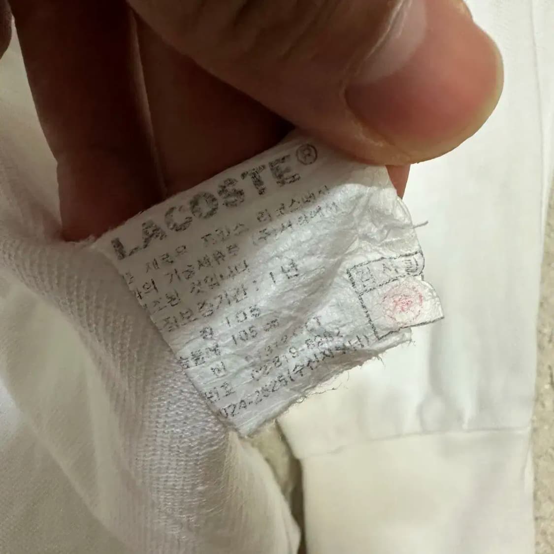 라코스테 긴팔 카라티 105 상품이미지4