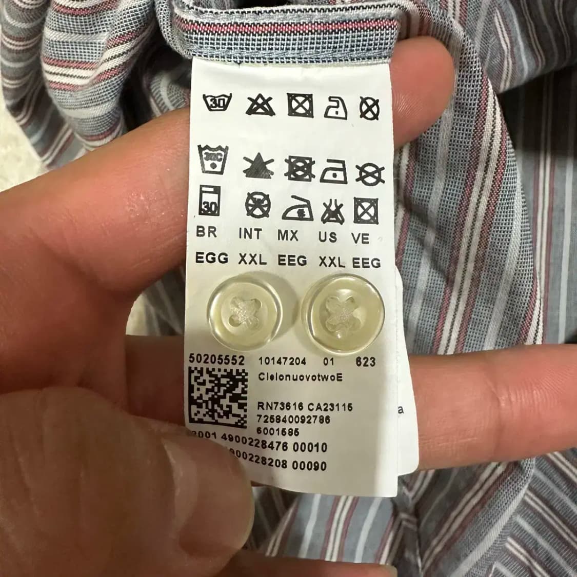 보스 셔츠 스트라이프 xxl 상품이미지3