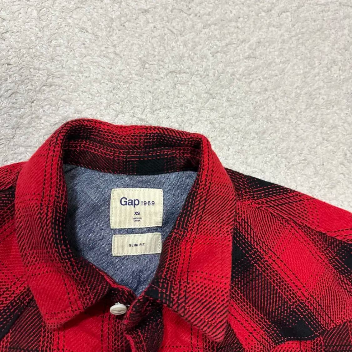 GAP 갭 셔츠 체크 xs 상품이미지2