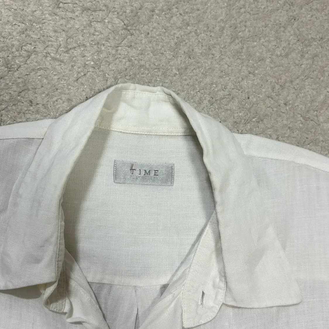 TIME 타임 린넨 셔츠 100 상품이미지2