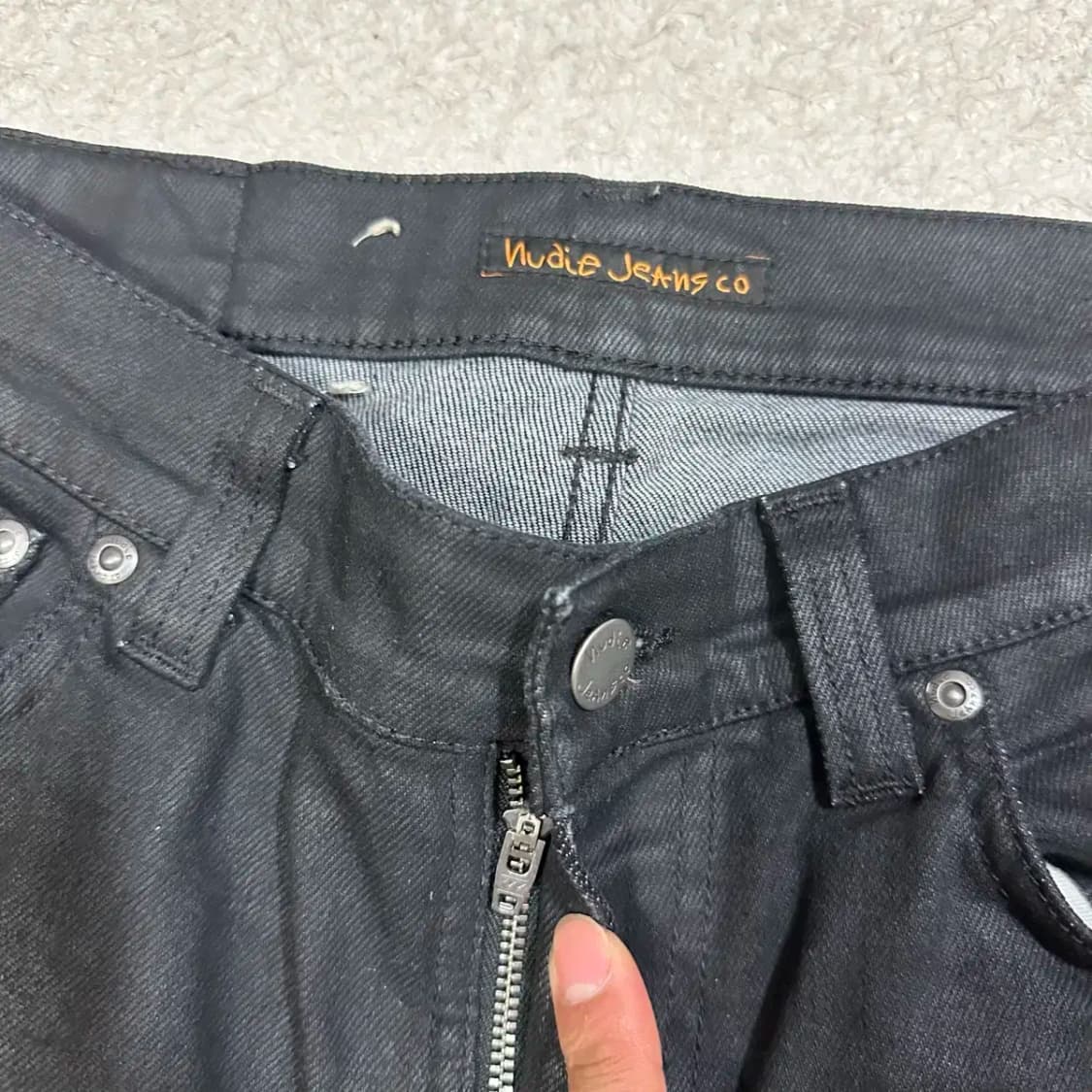 누디진 블랙진 코팅진 30인치 상품이미지2