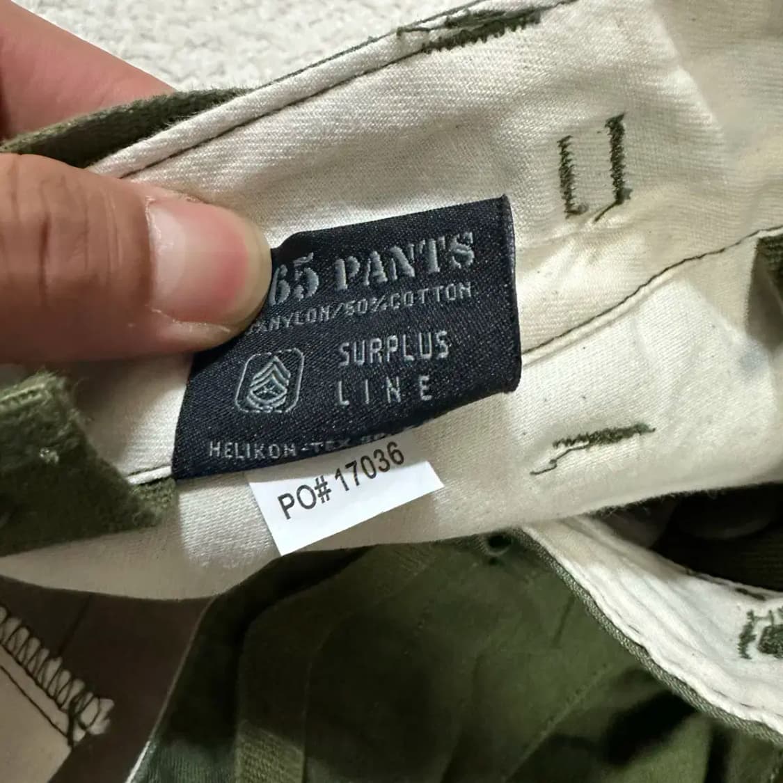 헬리콘텍스 m65 카고 바지 팬츠 상품이미지4