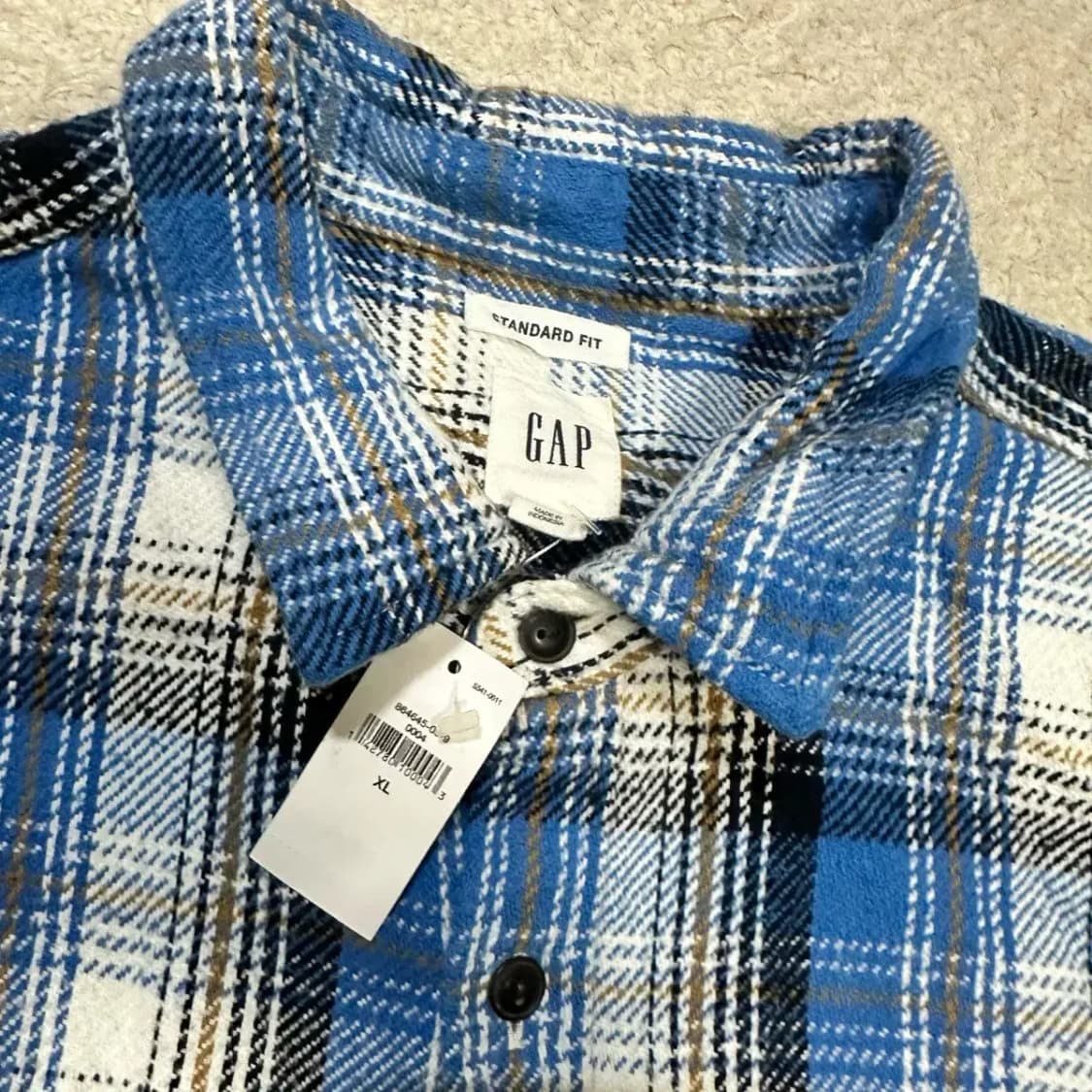 GAP 갭 셔츠 체크 xl 상품이미지3