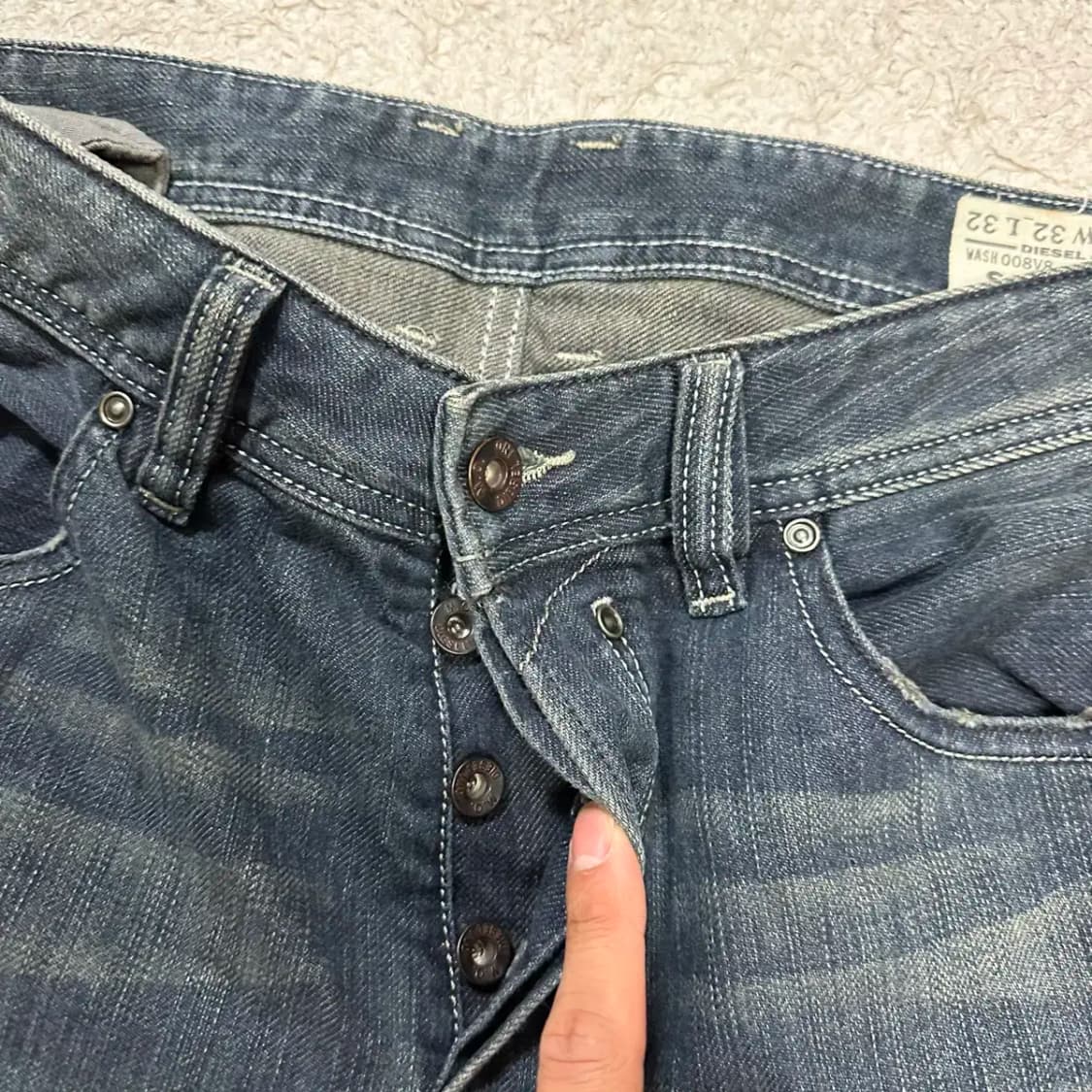 디젤 청바지 데님 팬츠 33인치 상품이미지2