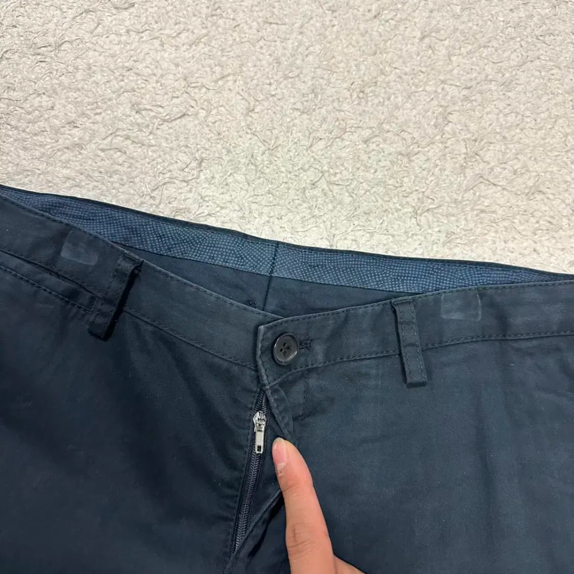 휴고보스 면바지 네이비 32인치 상품이미지2