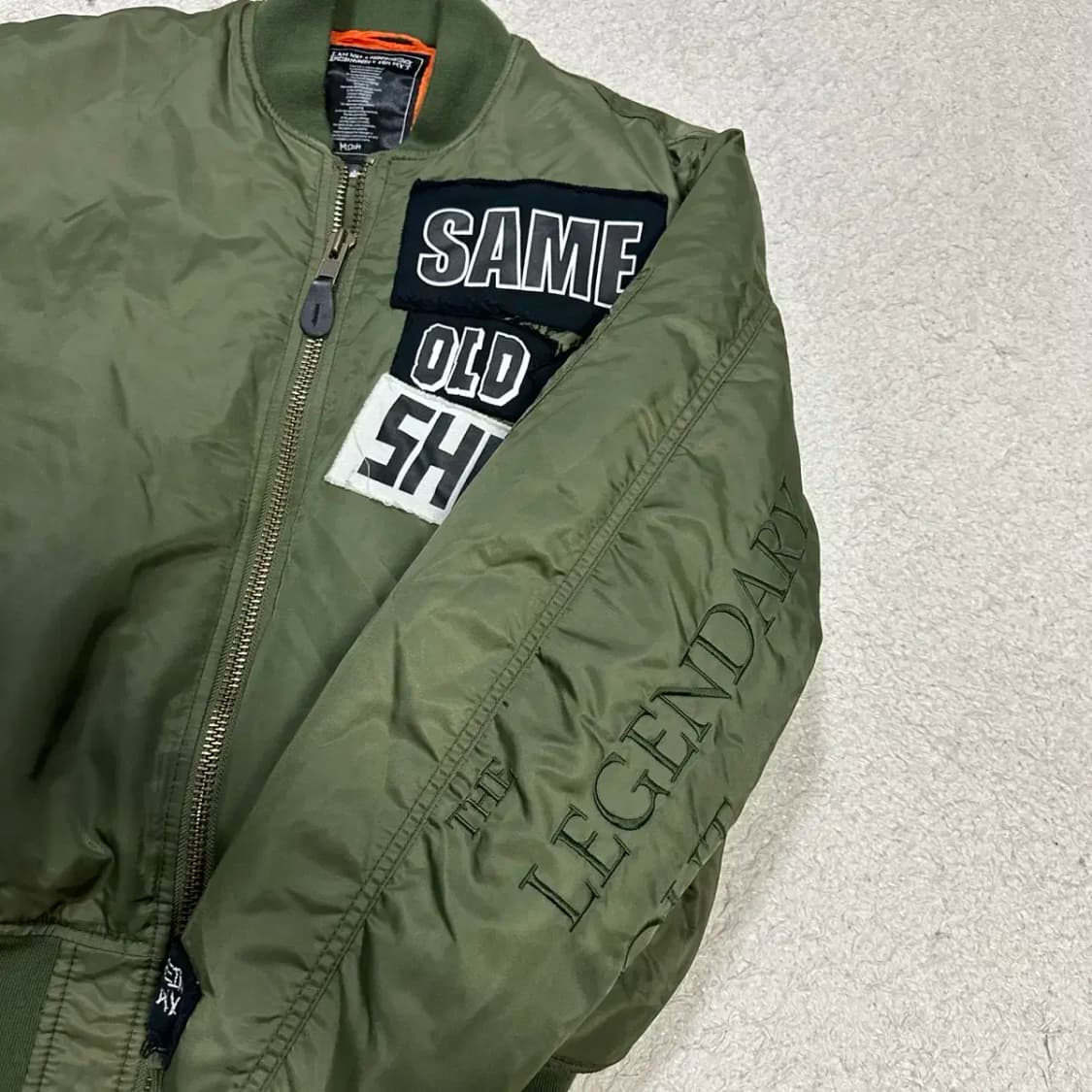 아임낫휴먼비잉 항공 점퍼 m 상품이미지2