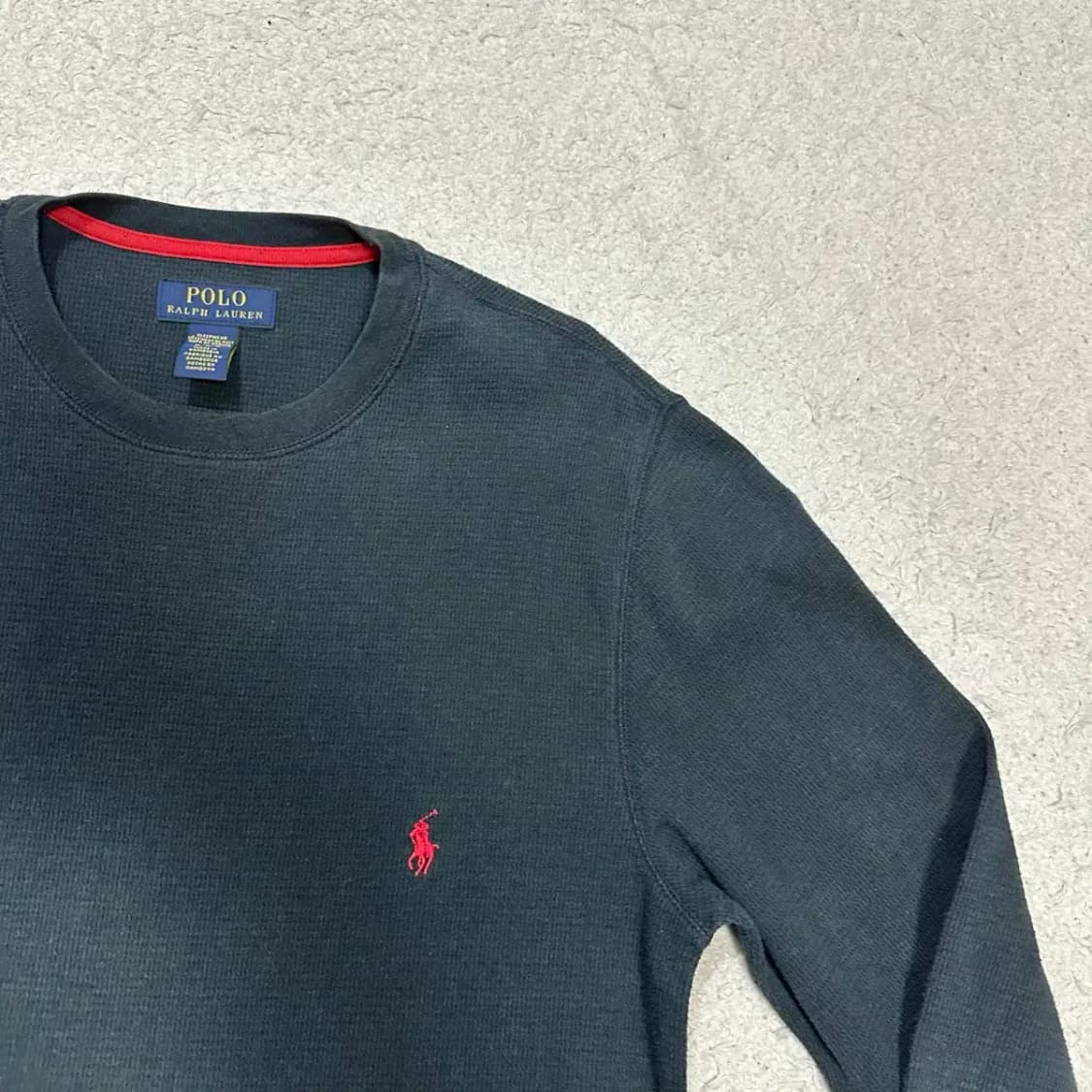 폴로 긴팔티 와플티 m 상품이미지3