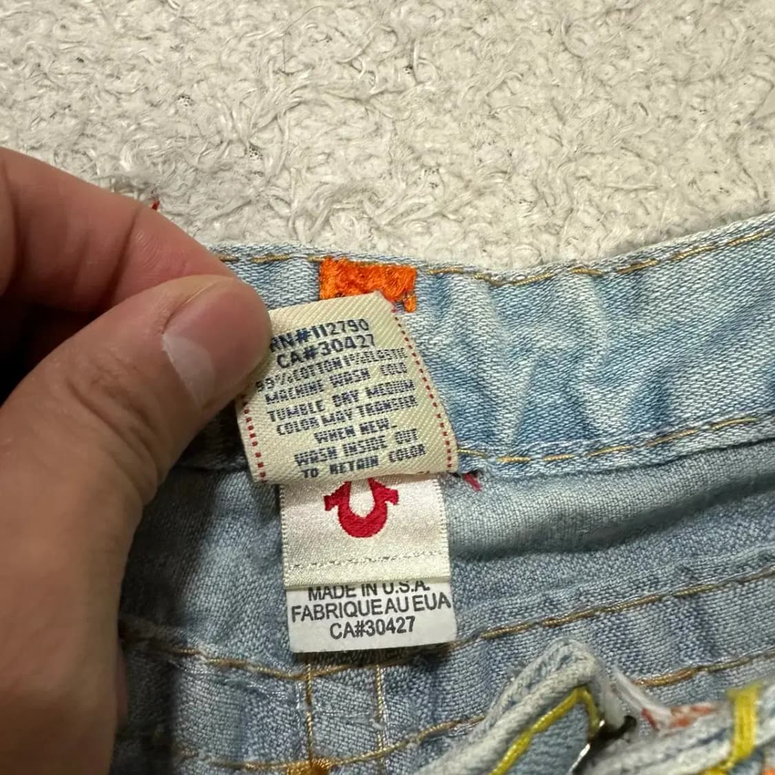 트루릴리젼 청바지 데님 팬츠 27인치 상품이미지4