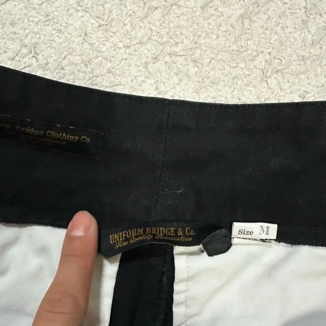 유니폼브릿지 바지 블랙 m 30 상품이미지4