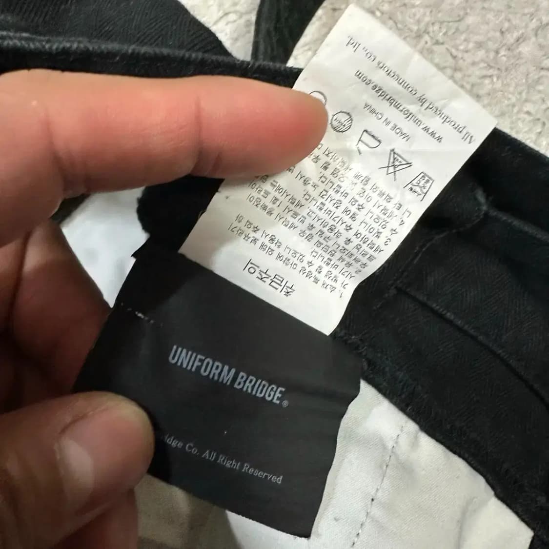 유니폼브릿지 바지 블랙 m 30 상품이미지6