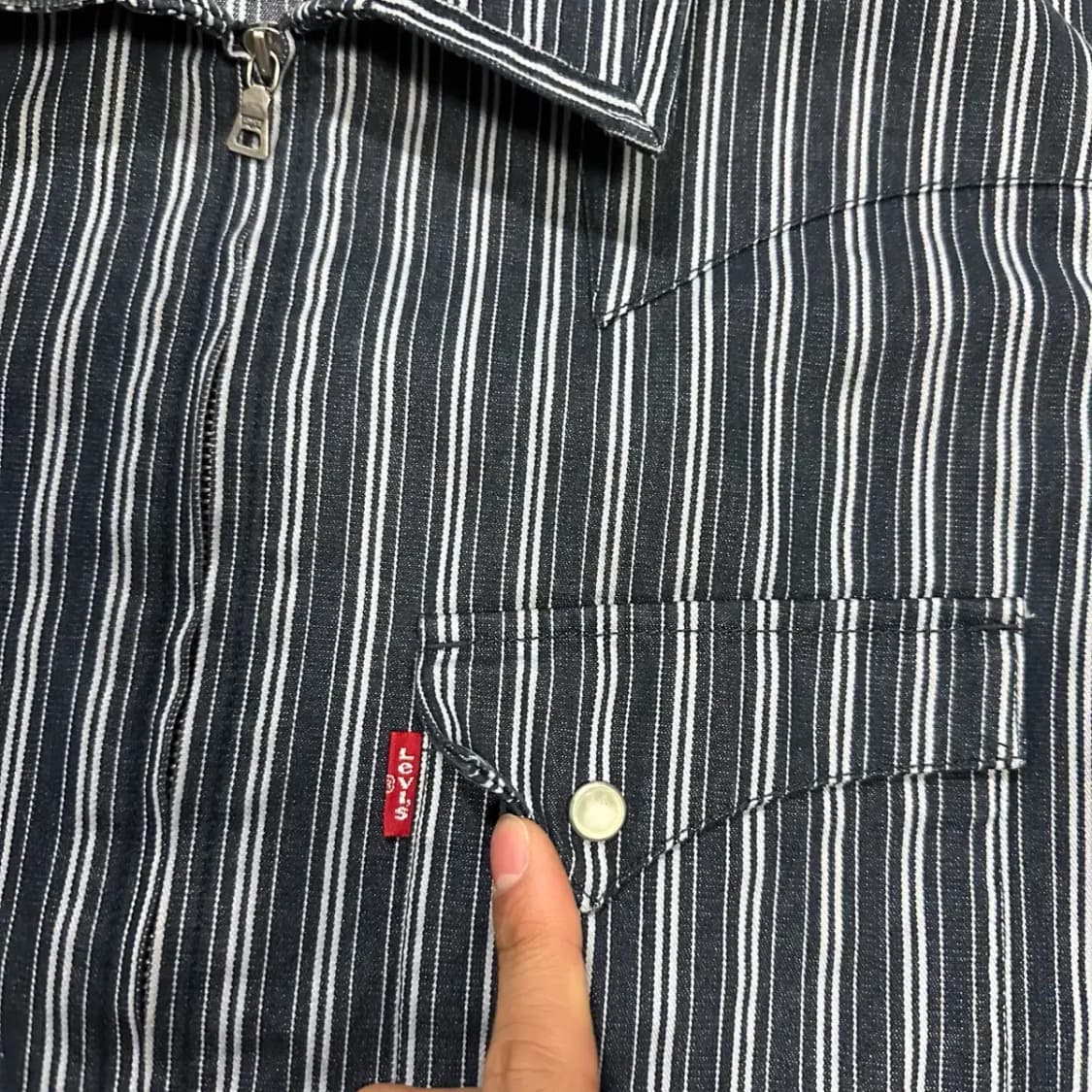 리바이스 셔츠 집업 L 100 상품이미지2