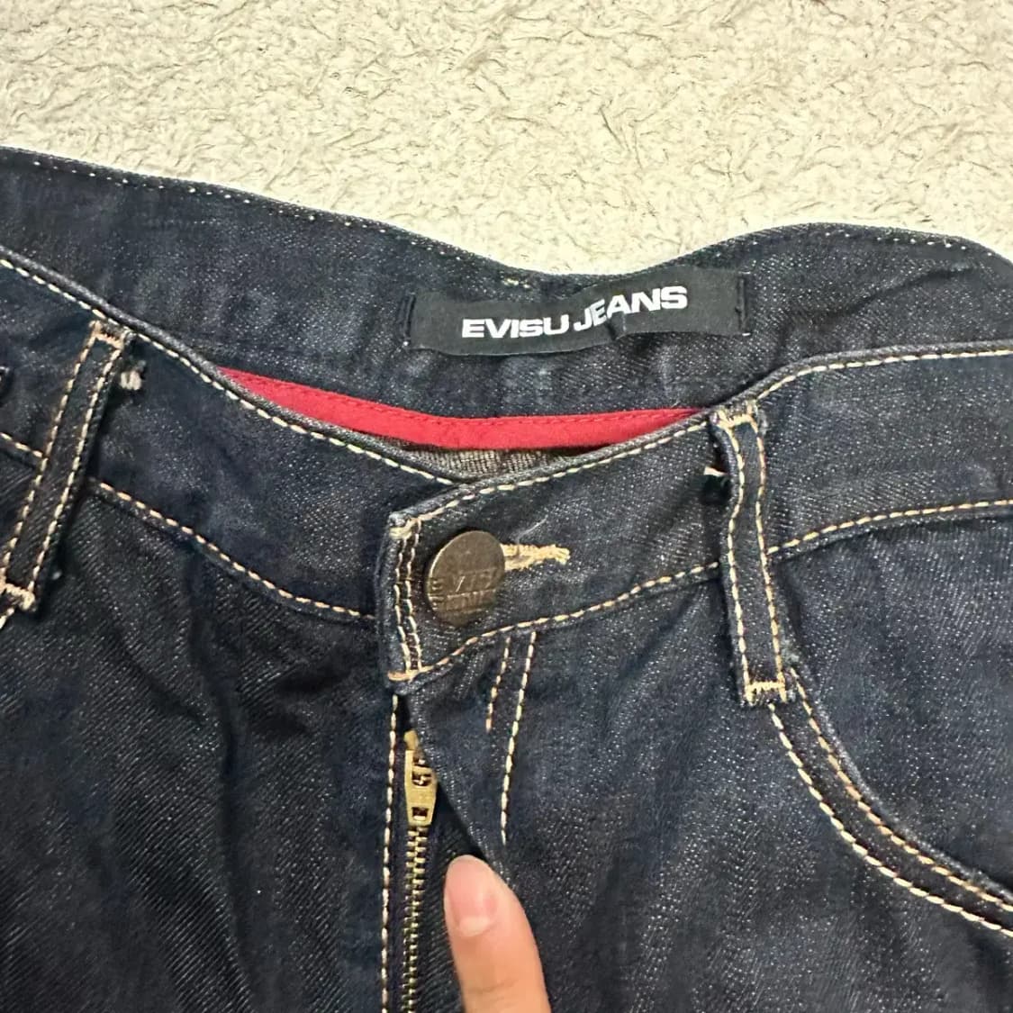 에비수 청바지 데님 팬츠 32인치 상품이미지2