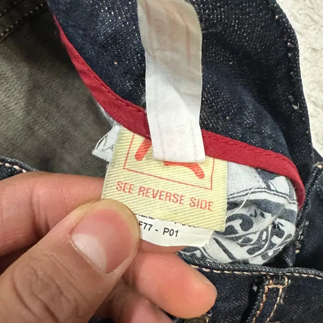 에비수 청바지 데님 팬츠 32인치 상품이미지3