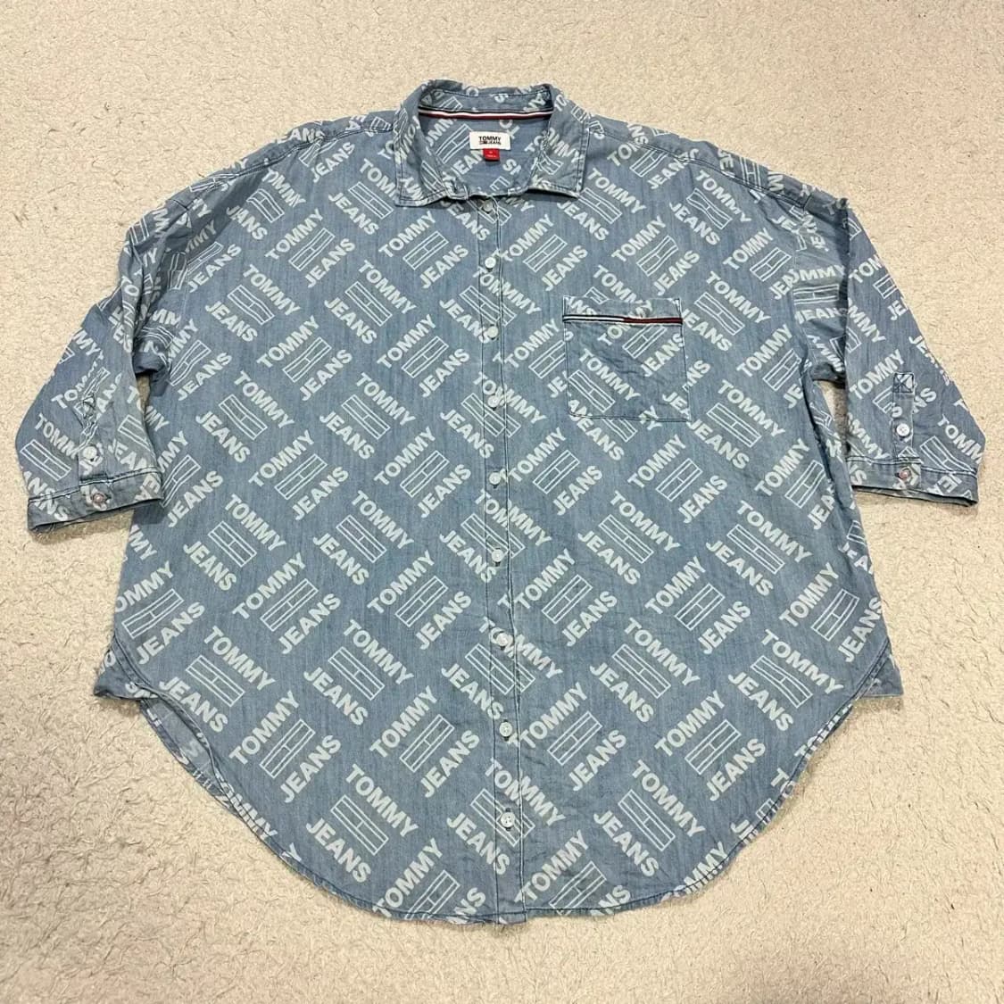 타미힐피거 셔츠 오버핏 m 상품이미지1