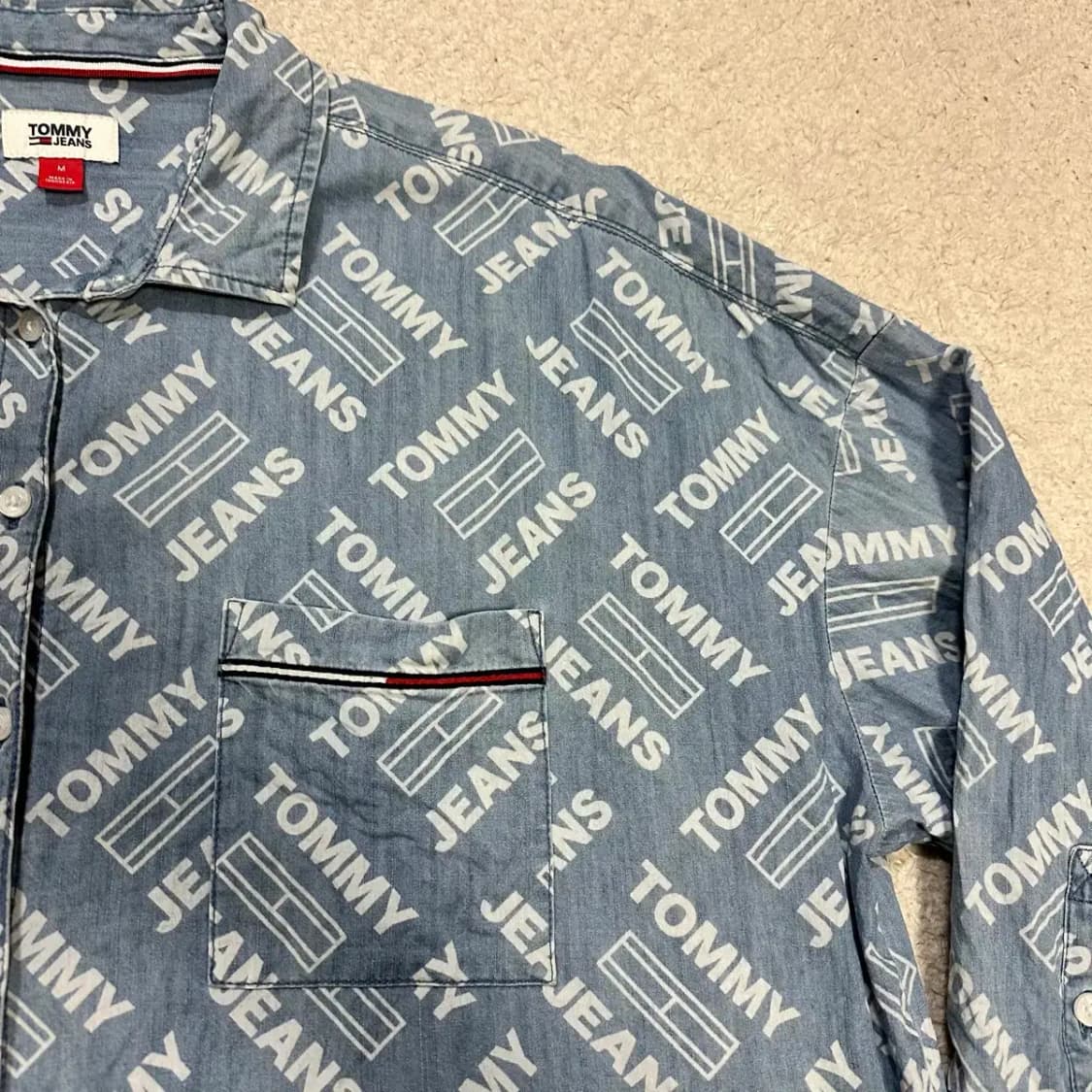 타미힐피거 셔츠 오버핏 m 상품이미지2