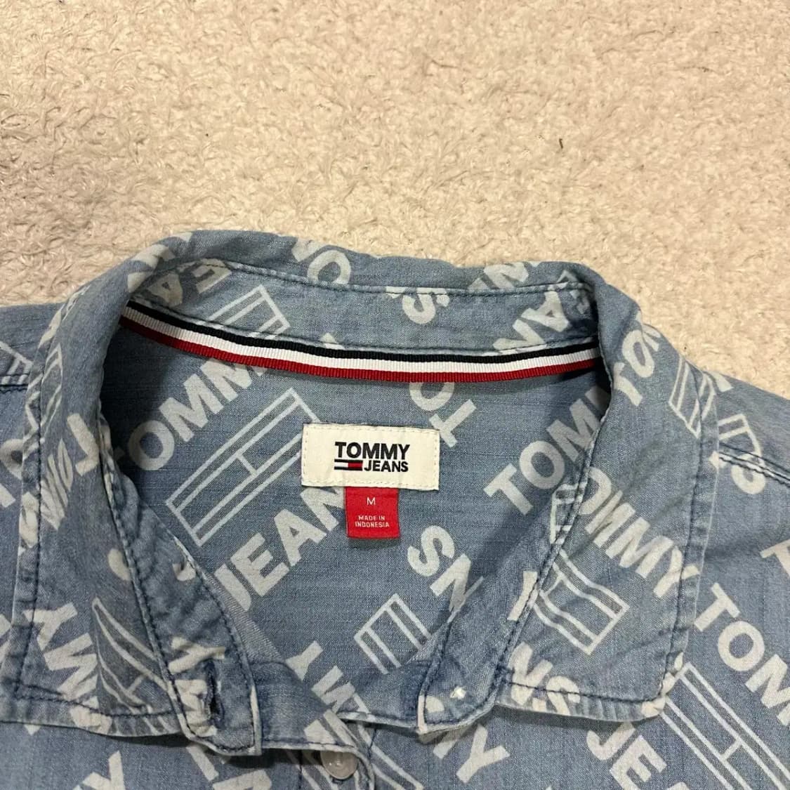 타미힐피거 셔츠 오버핏 m 상품이미지3