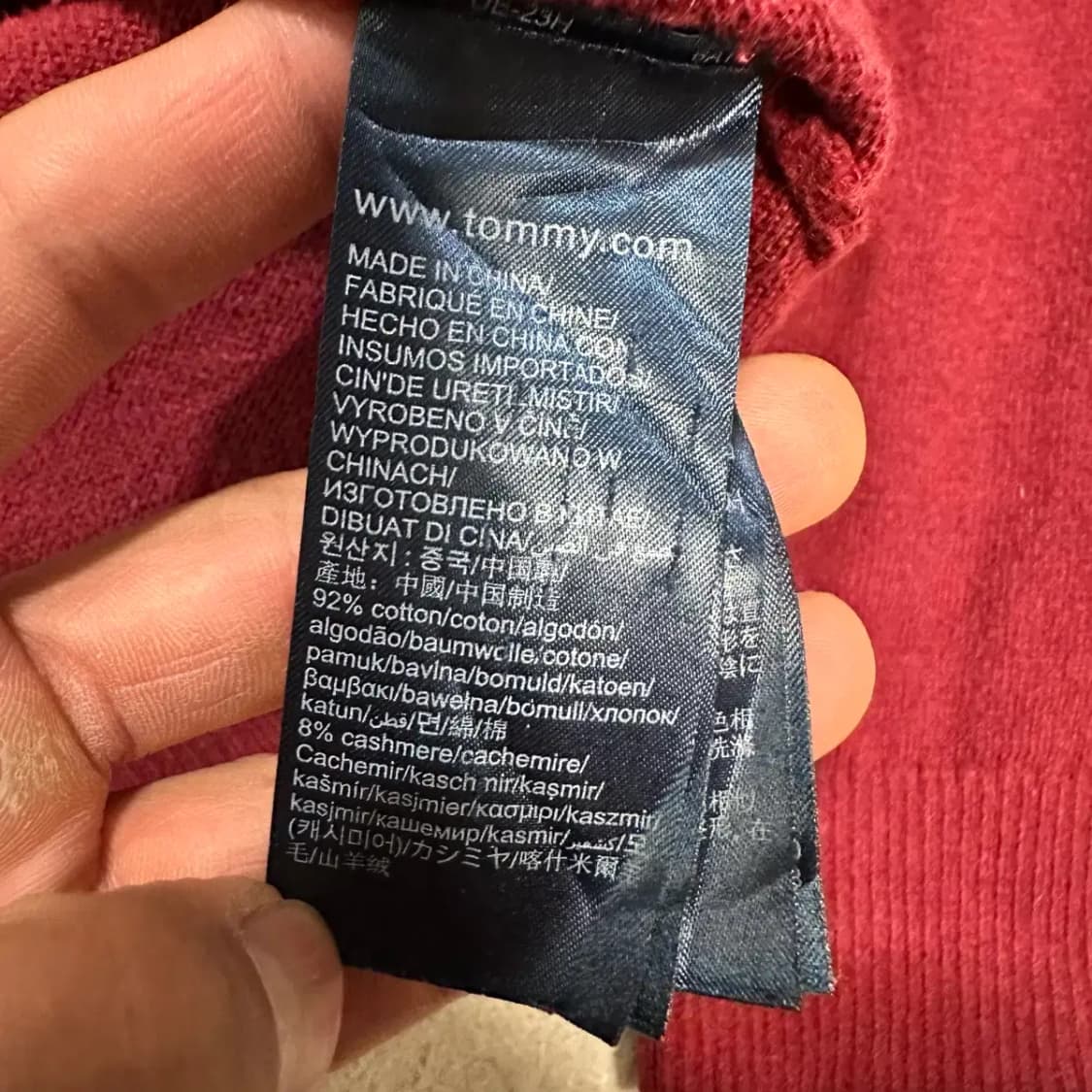 타미힐피거 니트 캐시미어 s 상품이미지4