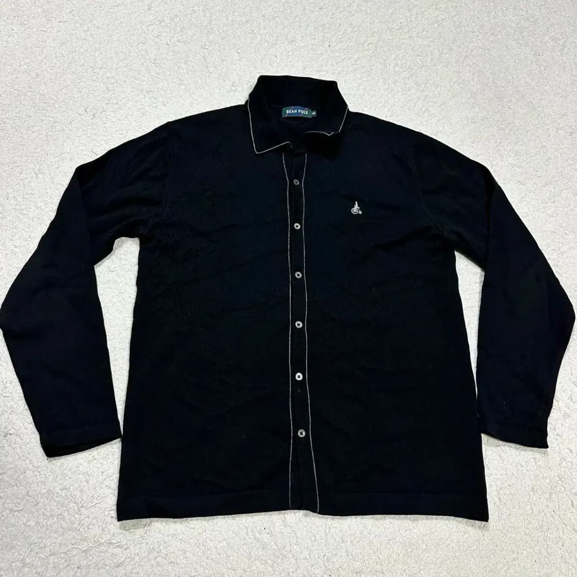 빈폴 가디건 카라넥 블랙 105 상품이미지1