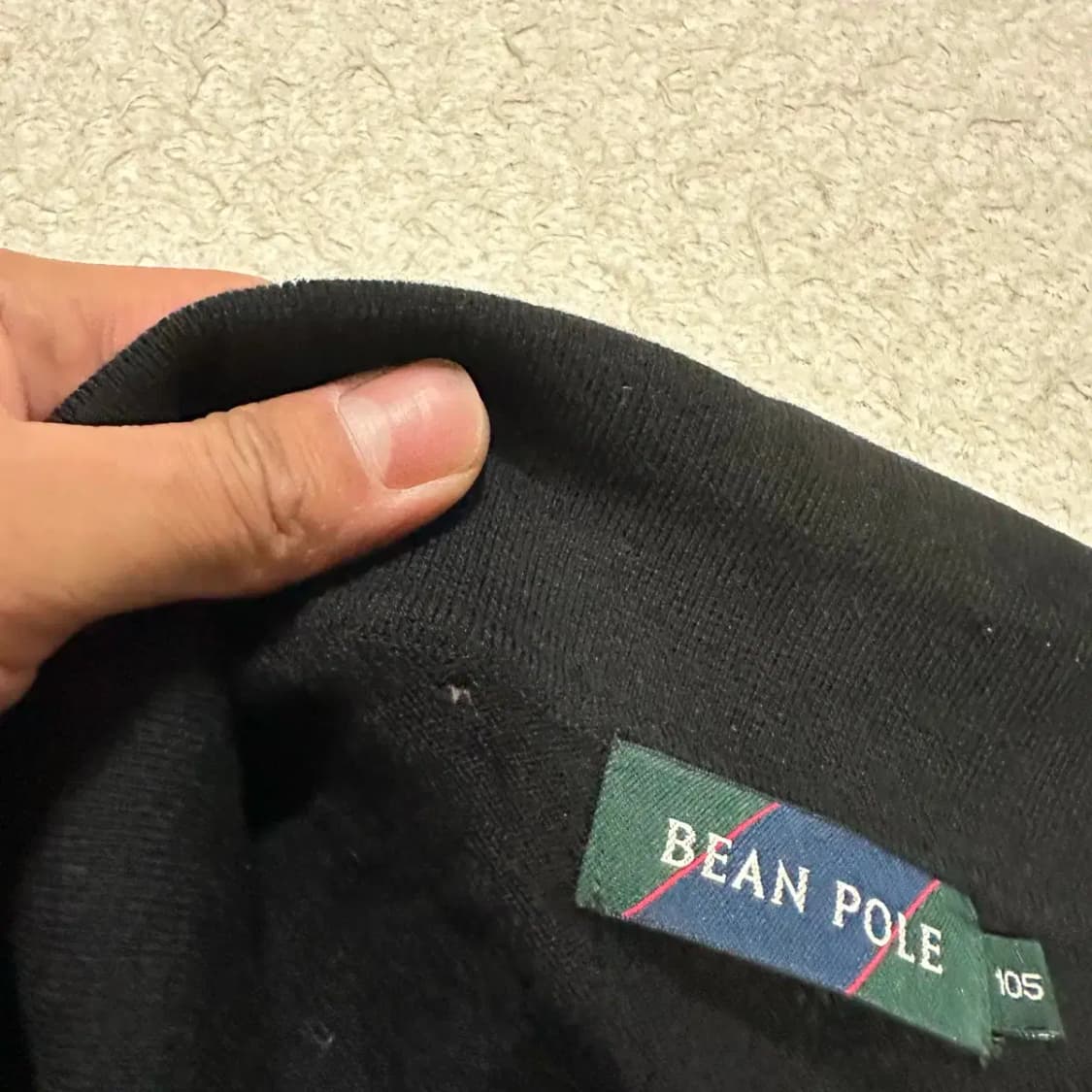 빈폴 가디건 카라넥 블랙 105 상품이미지4