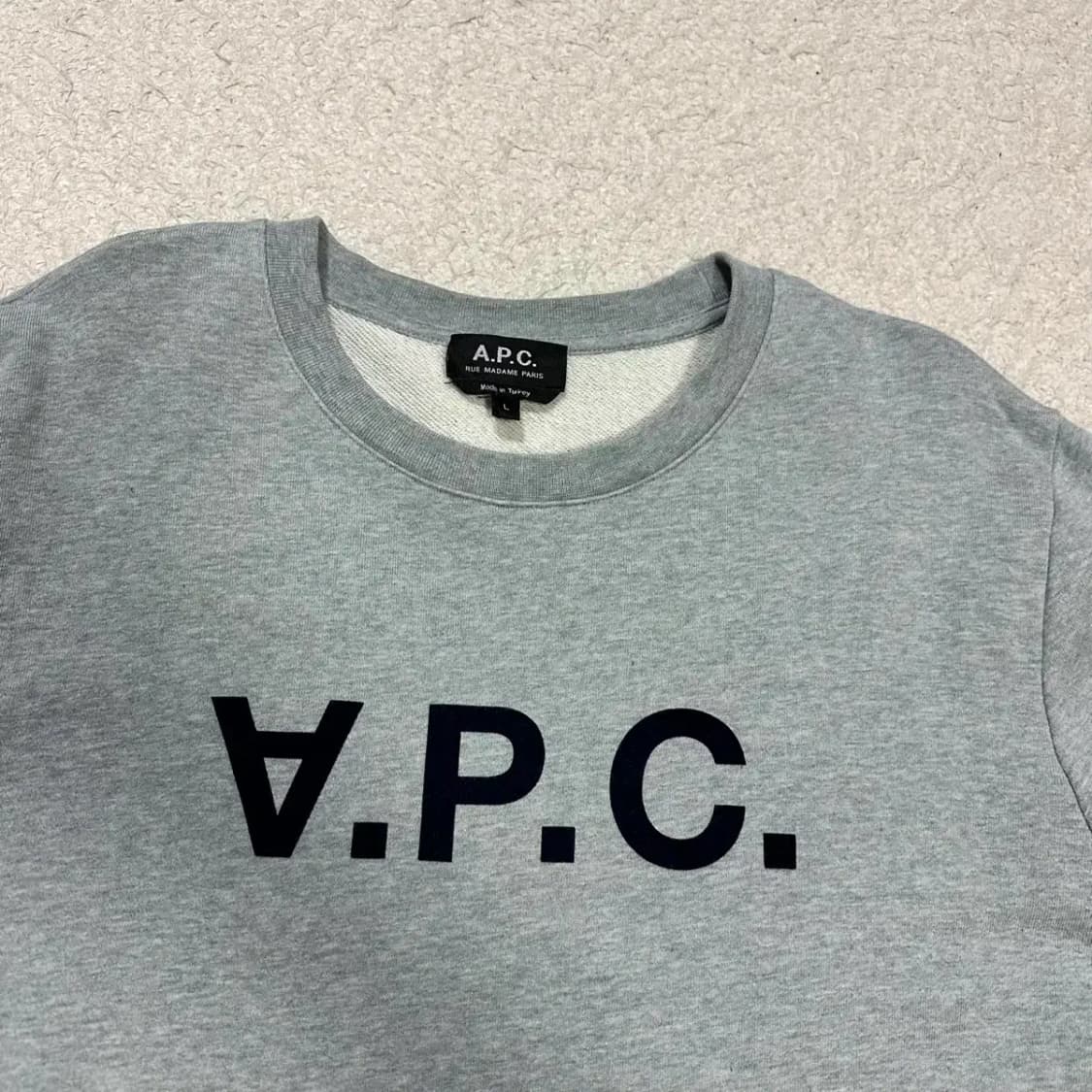 아페쎄 맨투맨 L 상품이미지2