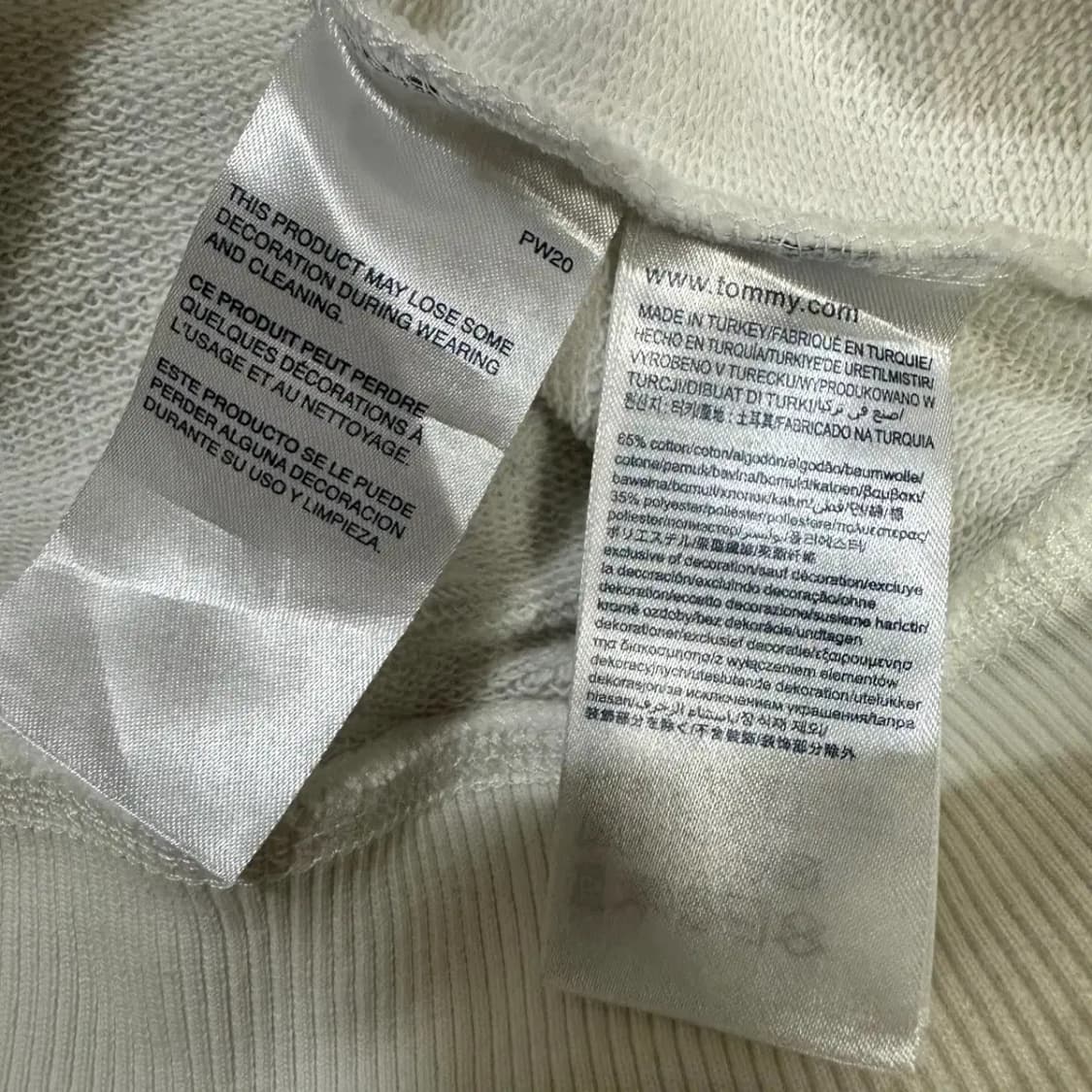 타미힐피거 맨투맨 s 상품이미지4