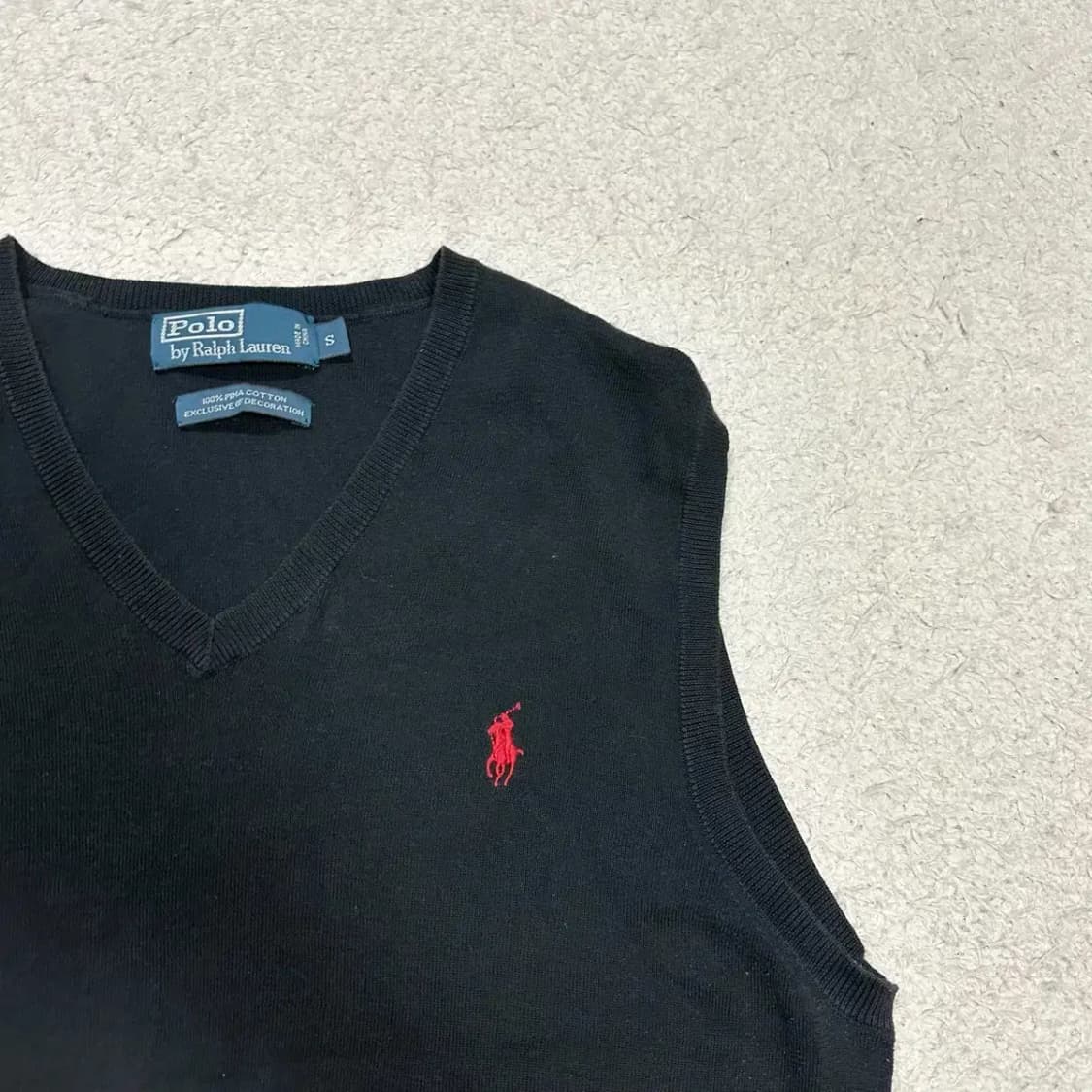 폴로 니트 조끼 베스트 s 상품이미지2
