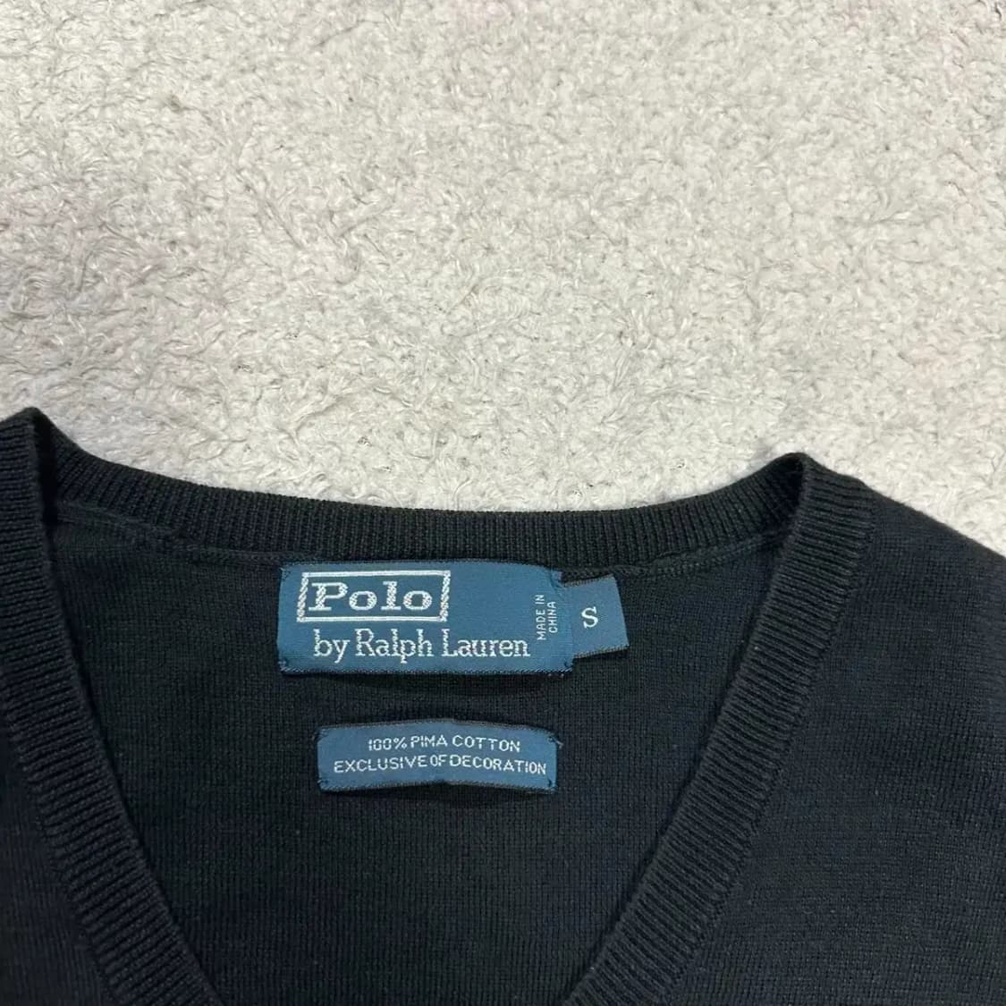 폴로 니트 조끼 베스트 s 상품이미지3
