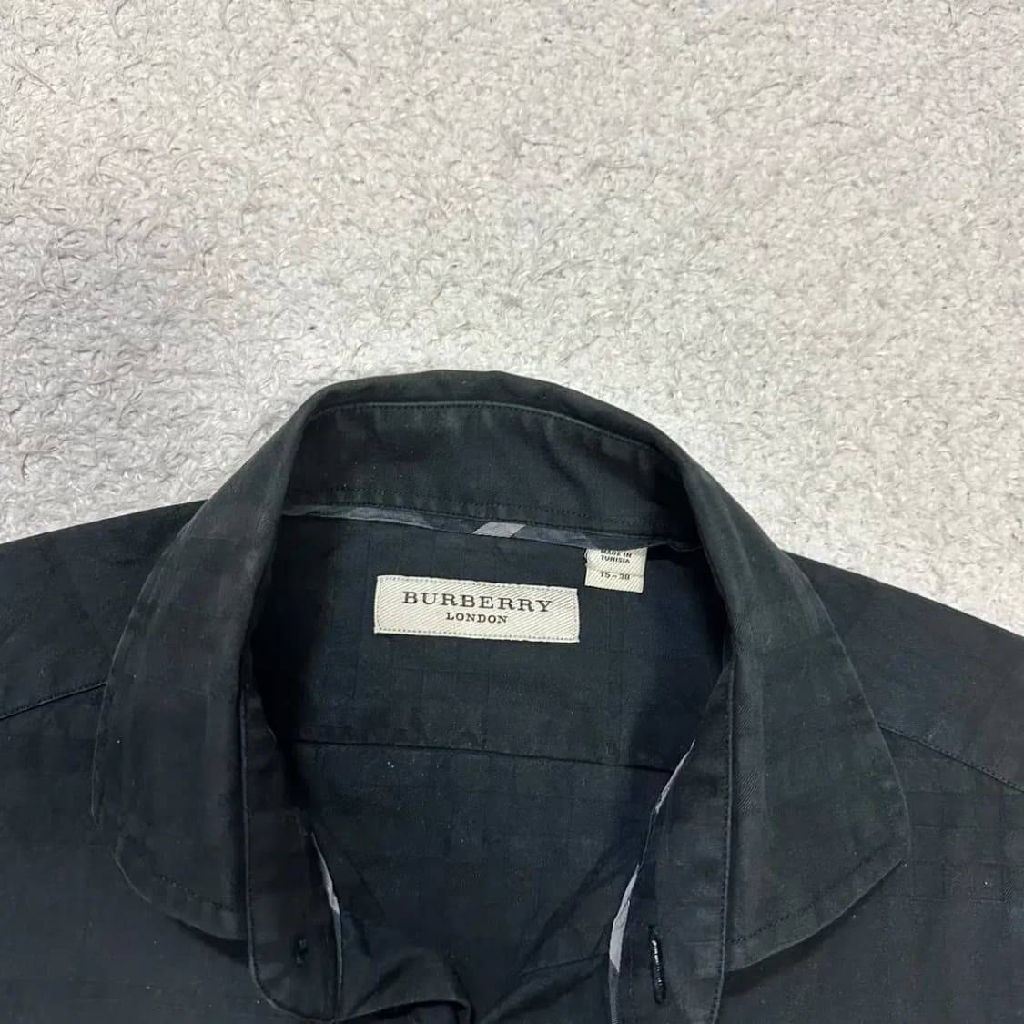 버버리 셔츠 블랙 상품이미지2