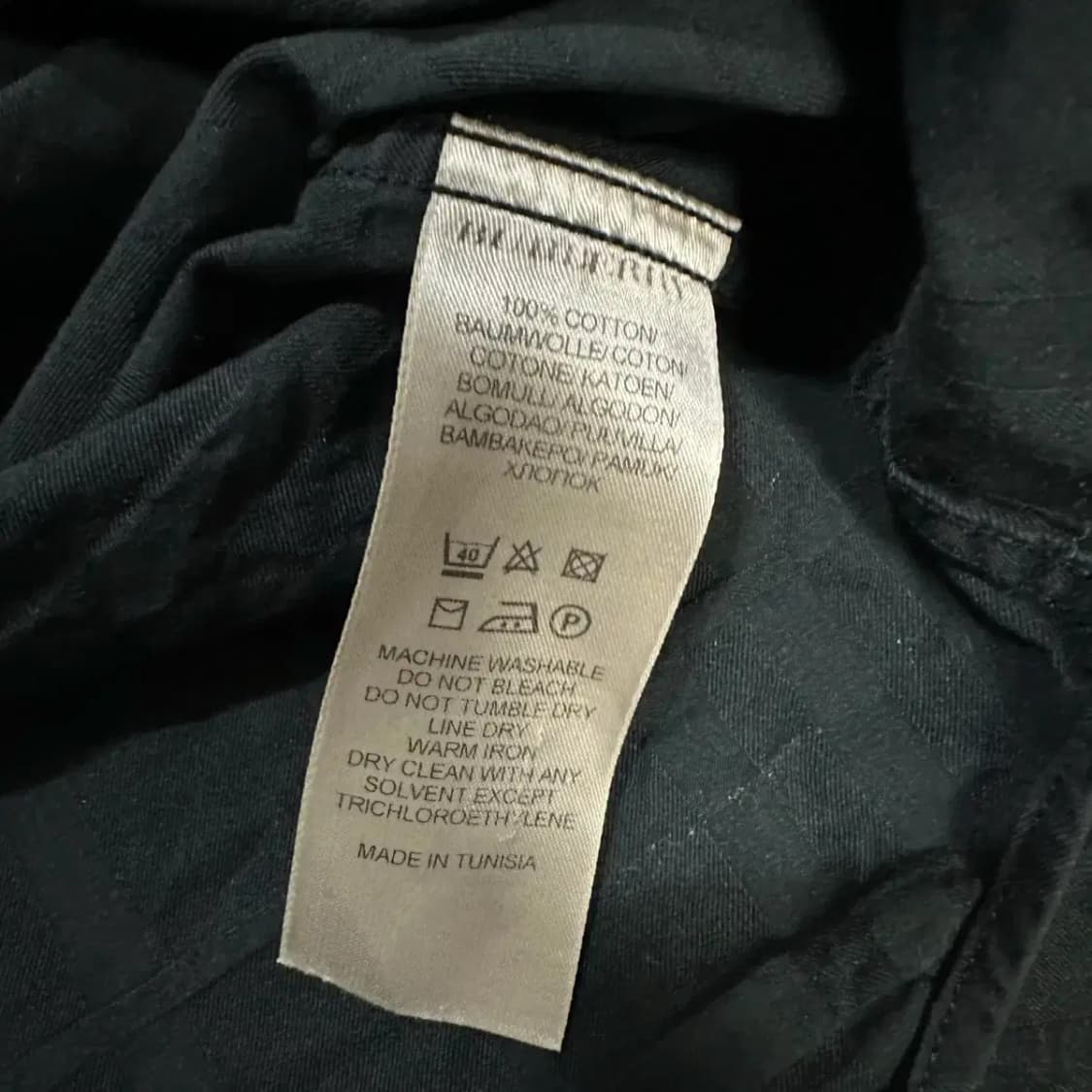 버버리 셔츠 블랙 상품이미지4