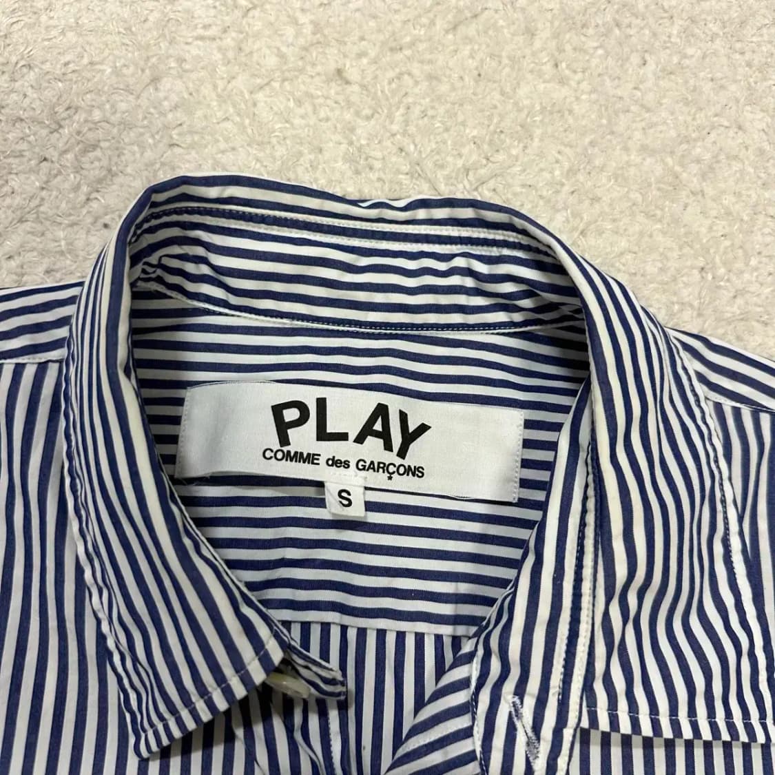 꼼데가르송 셔츠 스트라이프 s 상품이미지3