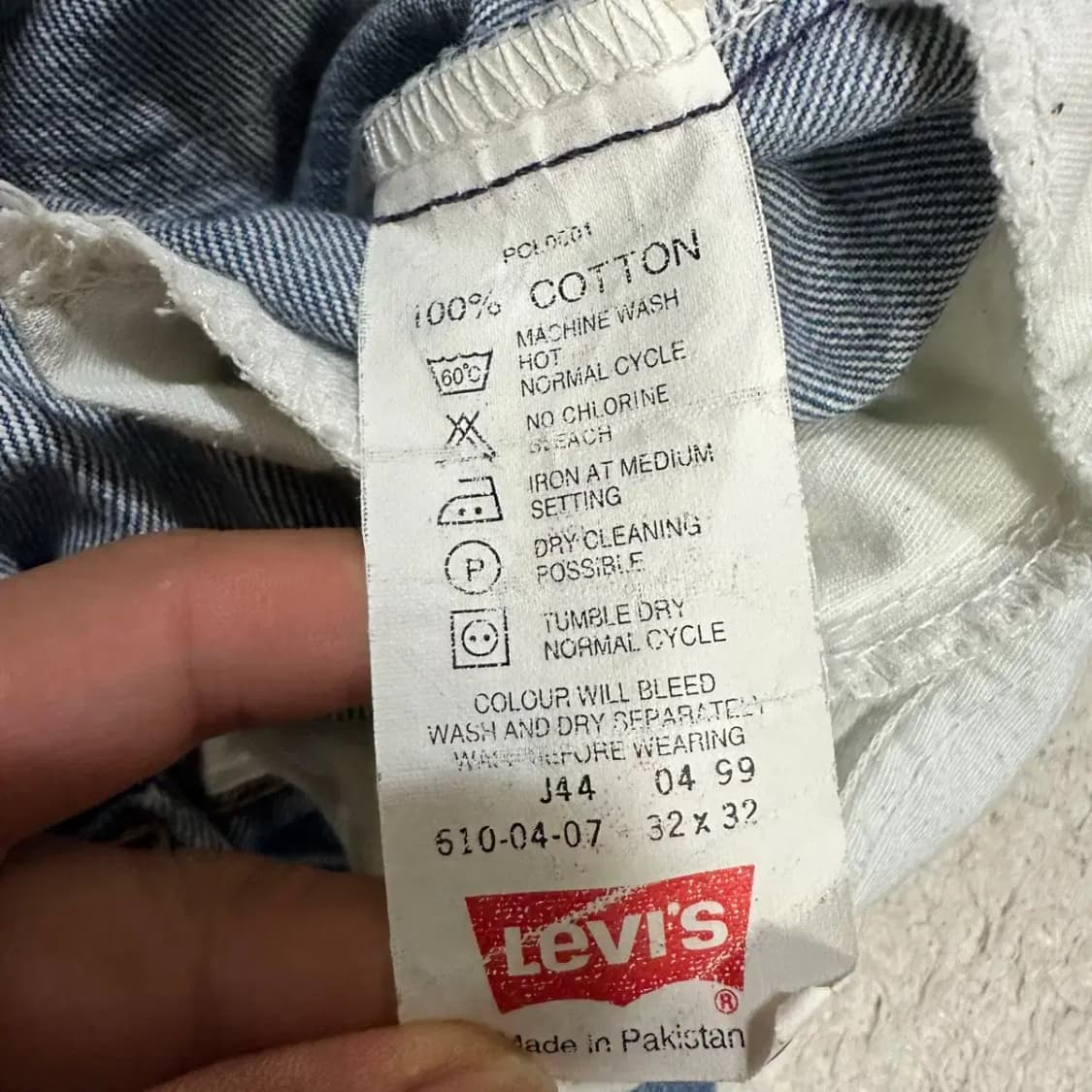 리바이스 610 청바지 데님 팬츠 30인치 상품이미지4