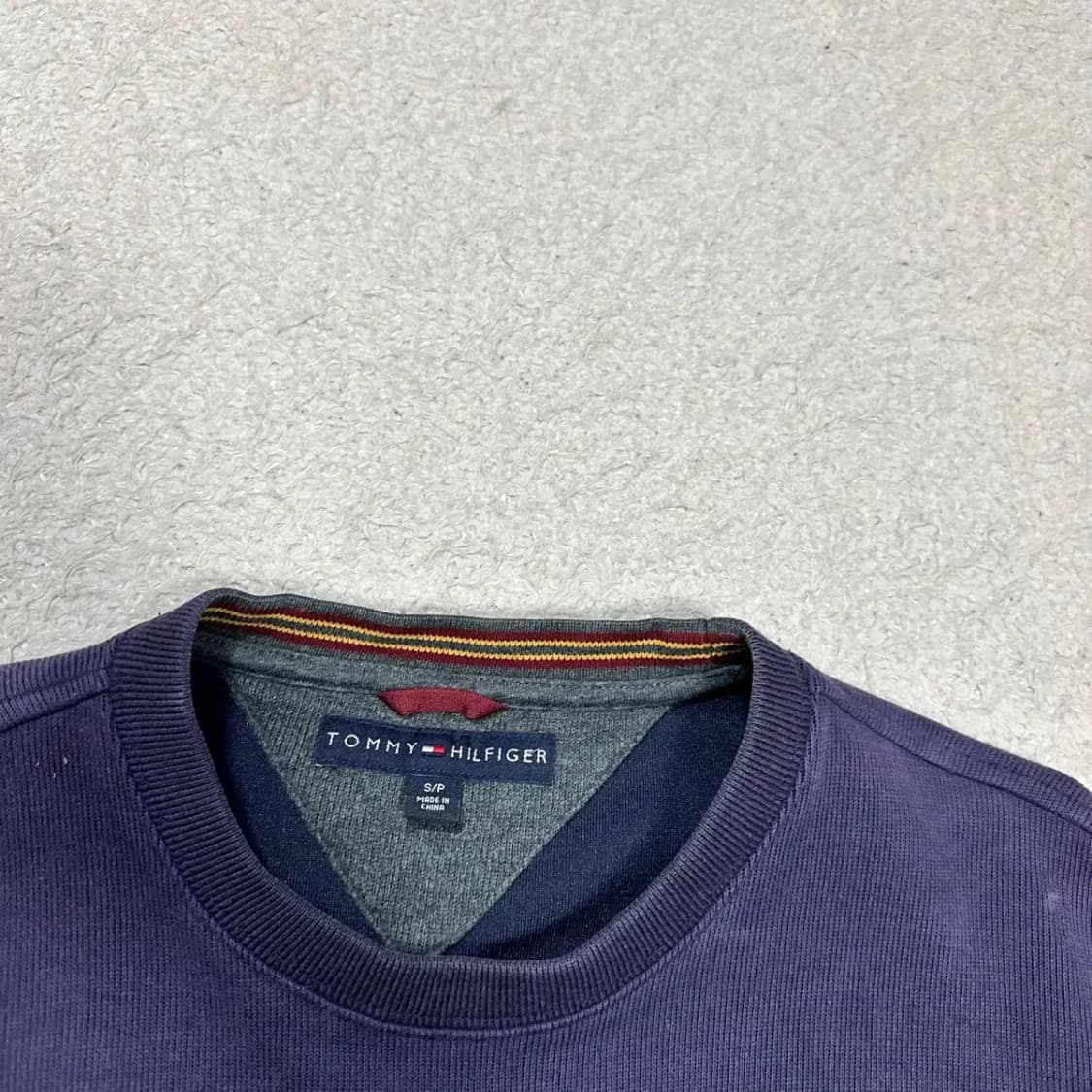 타미힐피거 니트 네이비 오버핏 s 상품이미지2