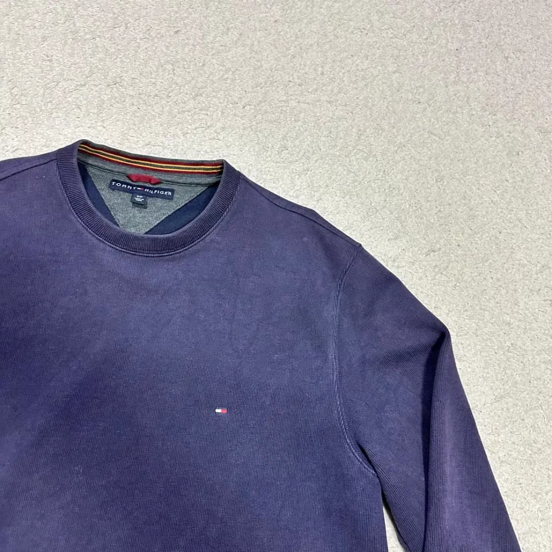 타미힐피거 니트 네이비 오버핏 s 상품이미지3