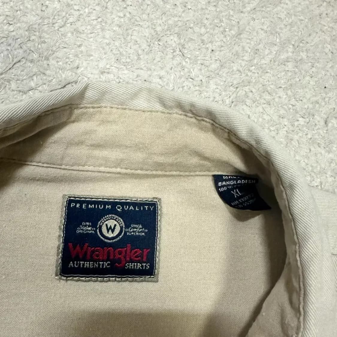 랭글러 셔츠 오버핏 xl 상품이미지3