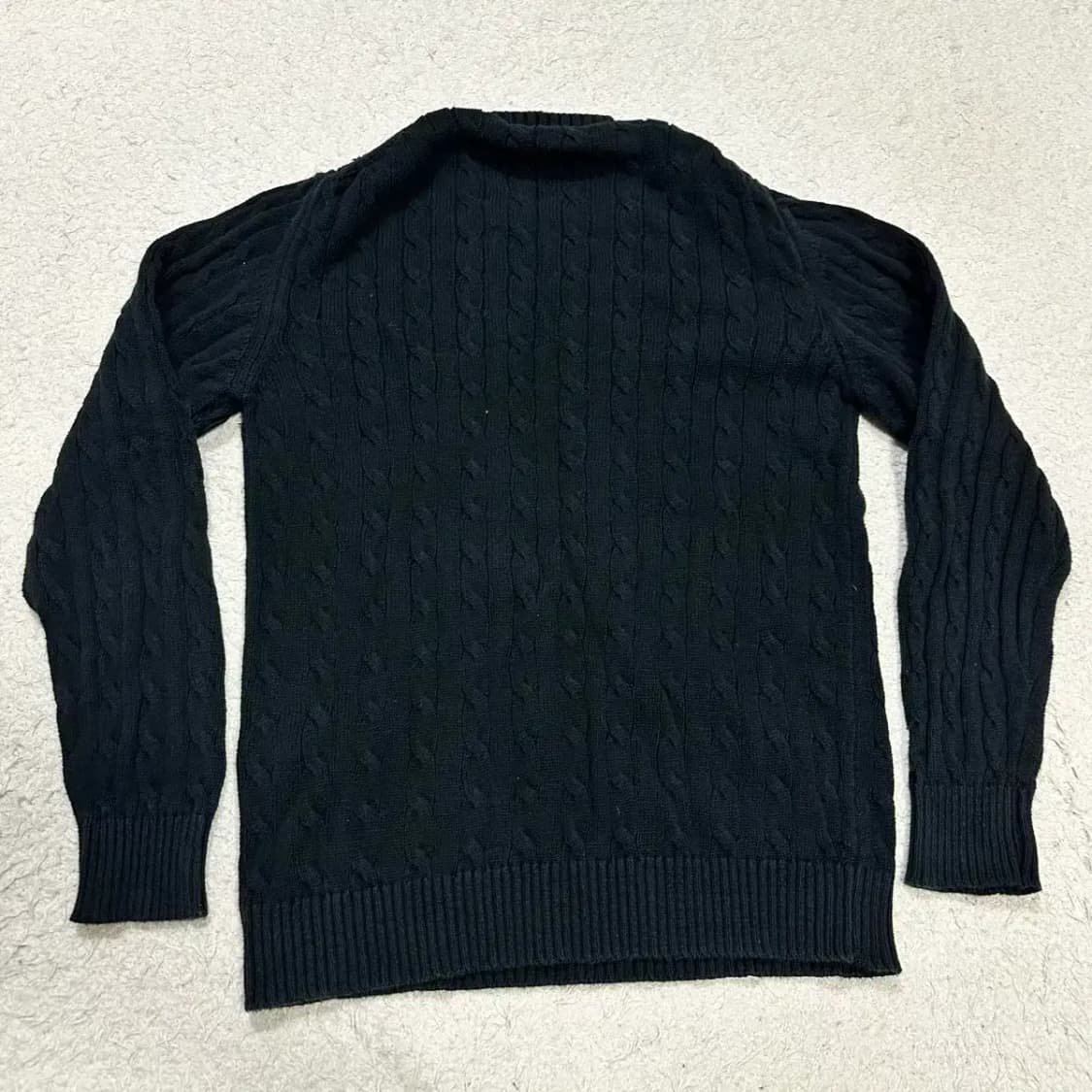 폴로 니트 라운드 블랙 xl 상품이미지5