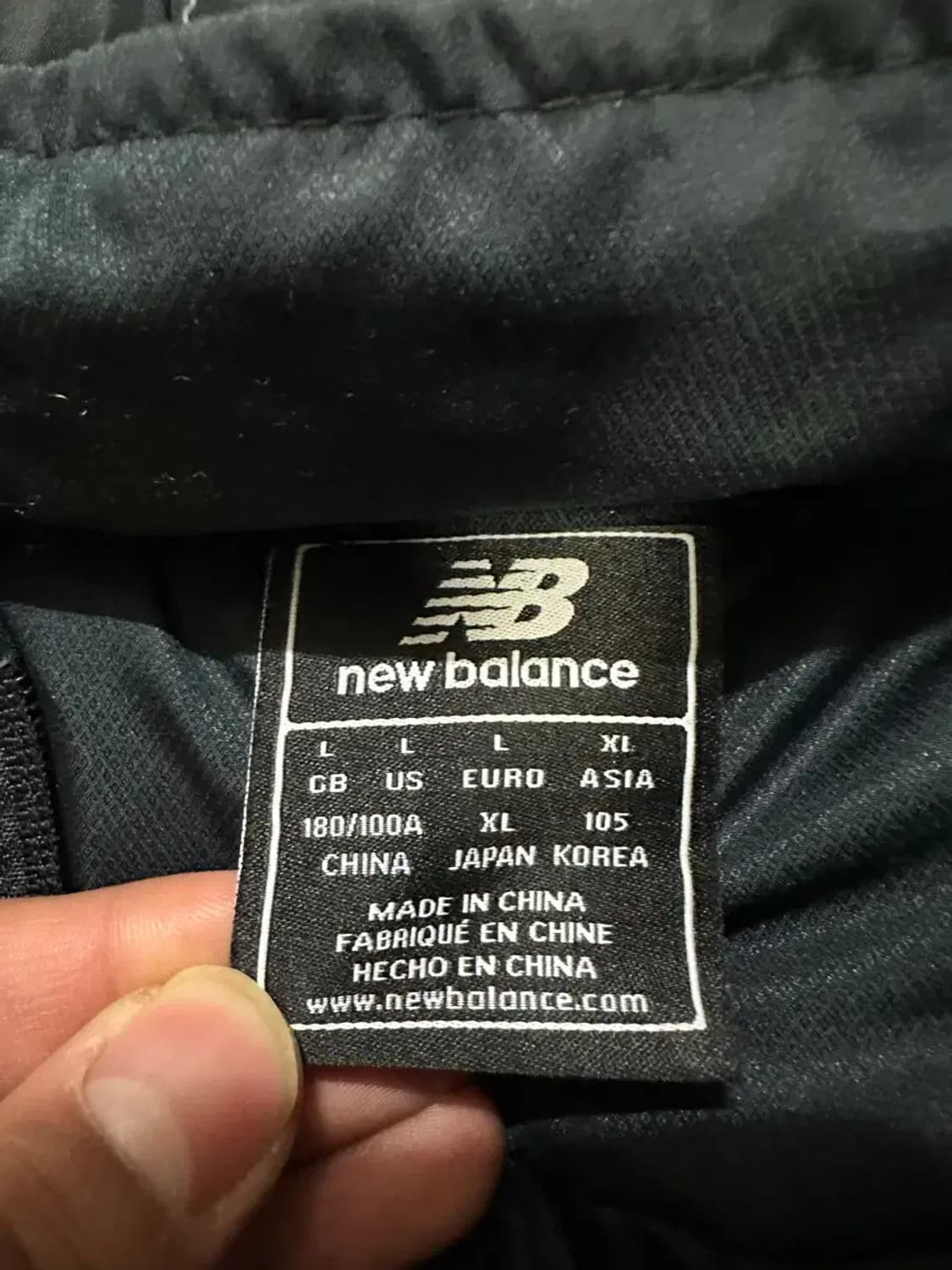 뉴발란스 롱패딩 네이비 xl 상품이미지4