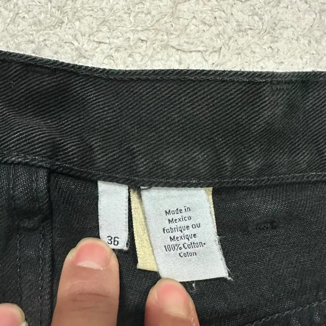 캘빈클라인 블랙진 데님 팬츠 34인치 상품이미지4
