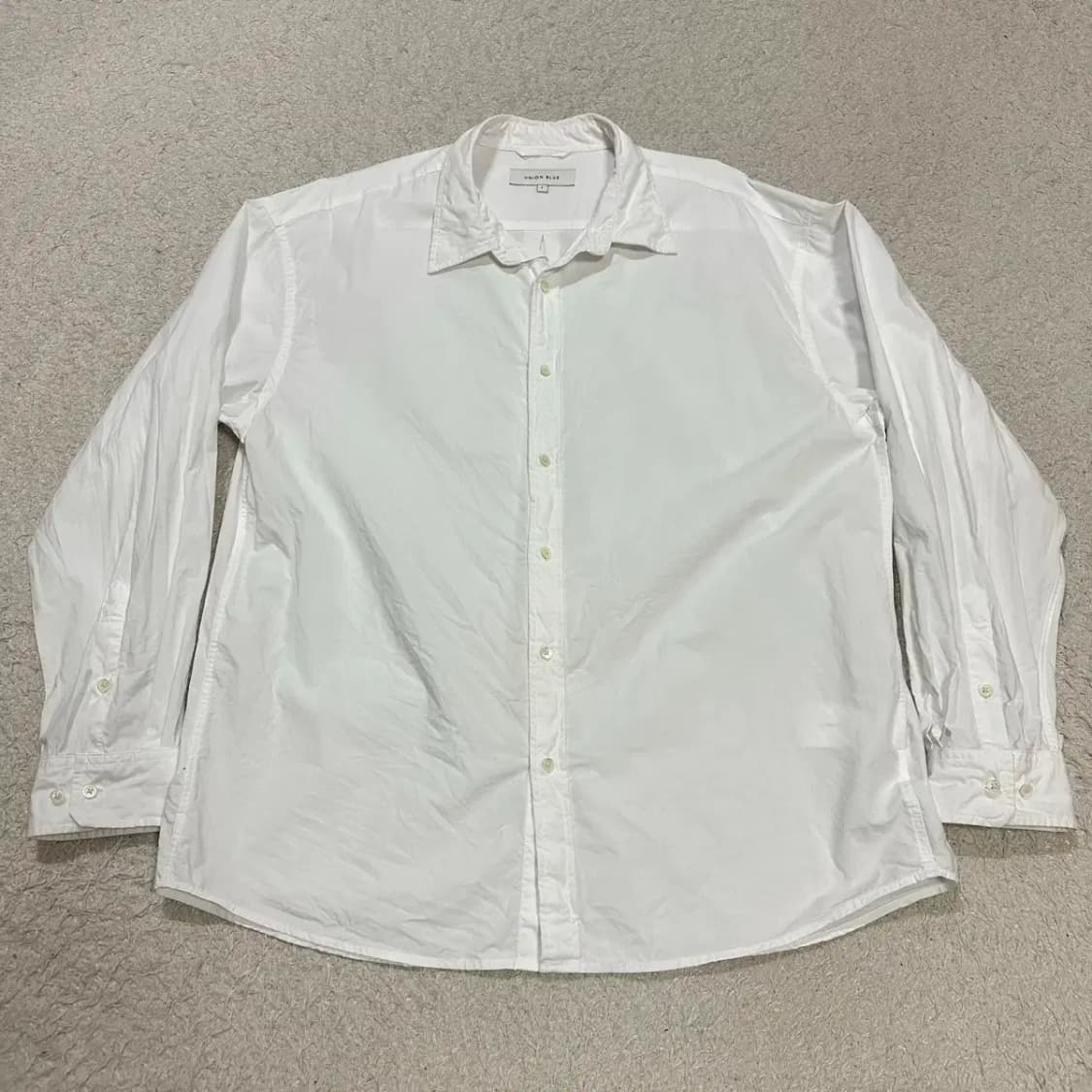 유니온블루 셔츠 화이트 L 상품이미지1