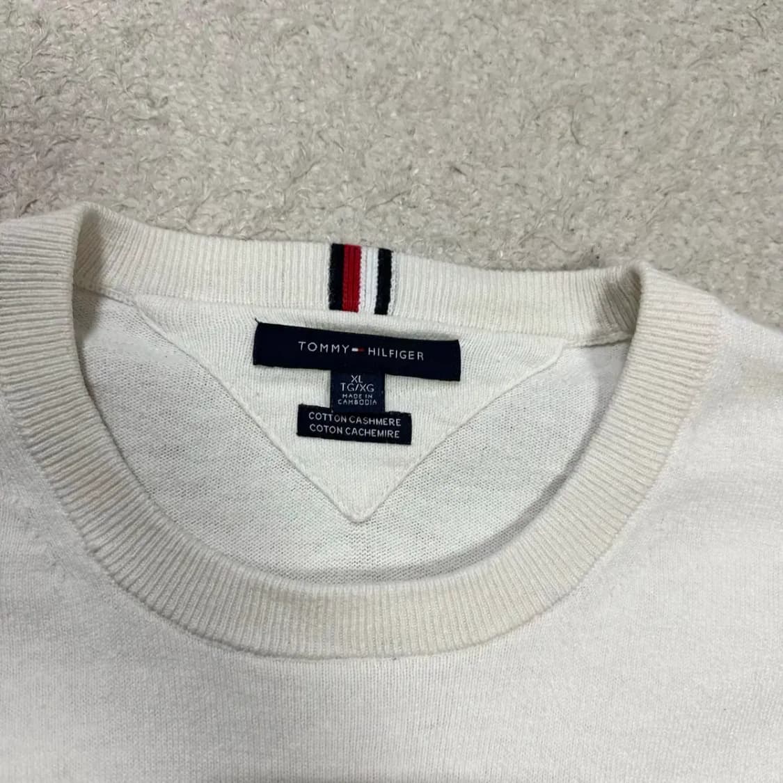타미힐피거 니트 라운드 XL 상품이미지3